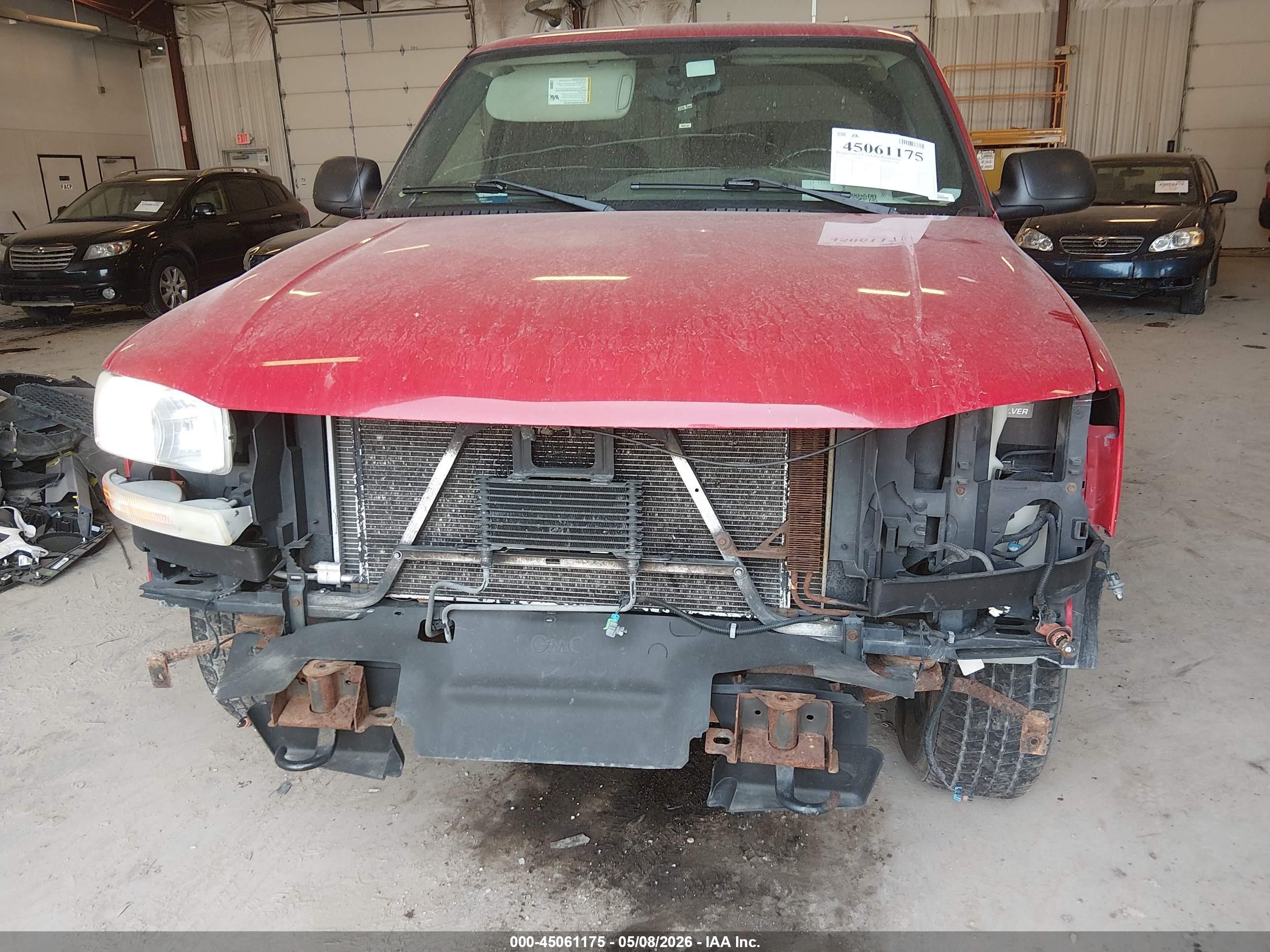 2005 Gmc Sierra 1500 Sle Красный vin: 2GTEK19B151311975