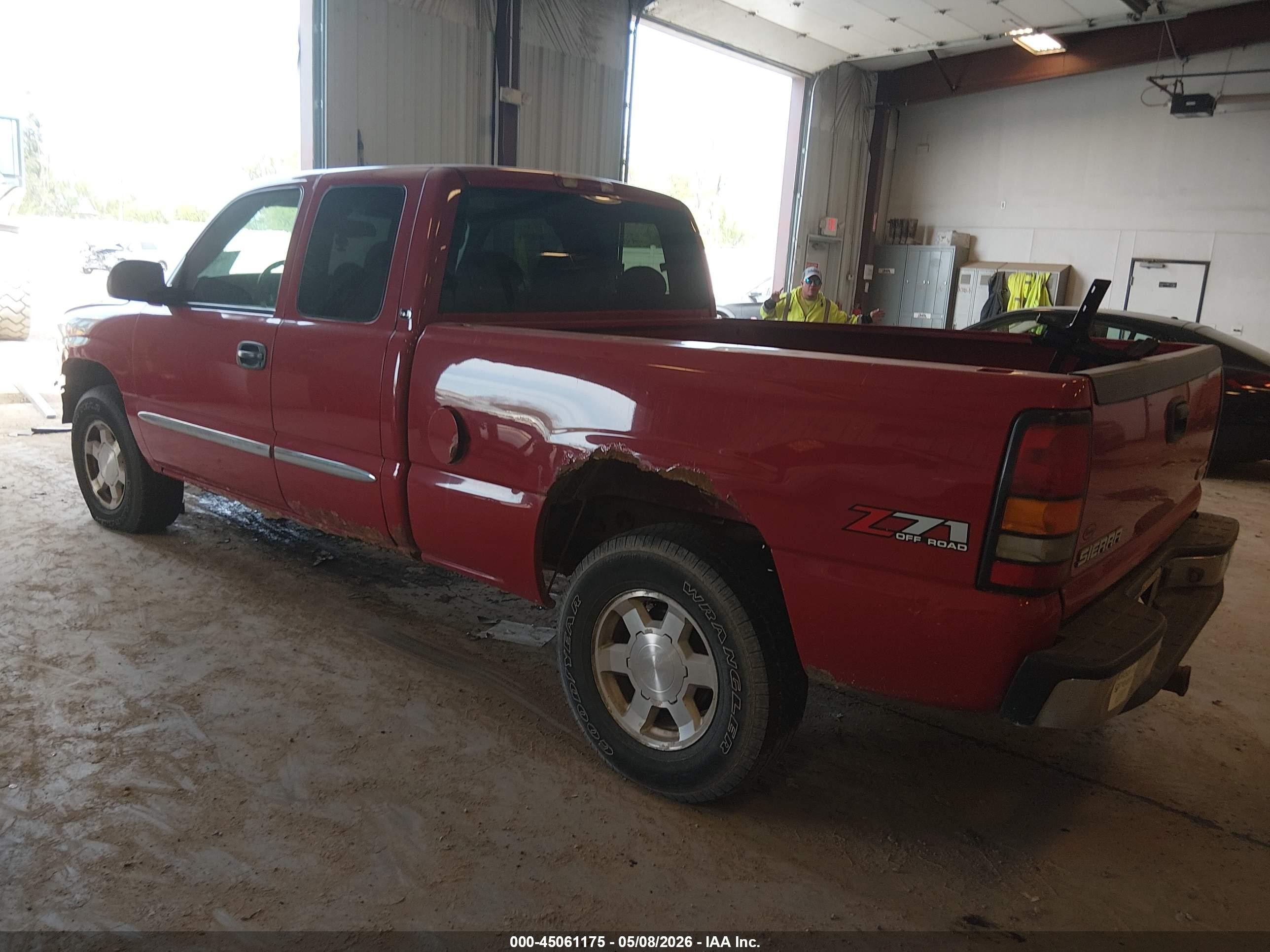 2005 Gmc Sierra 1500 Sle Красный vin: 2GTEK19B151311975