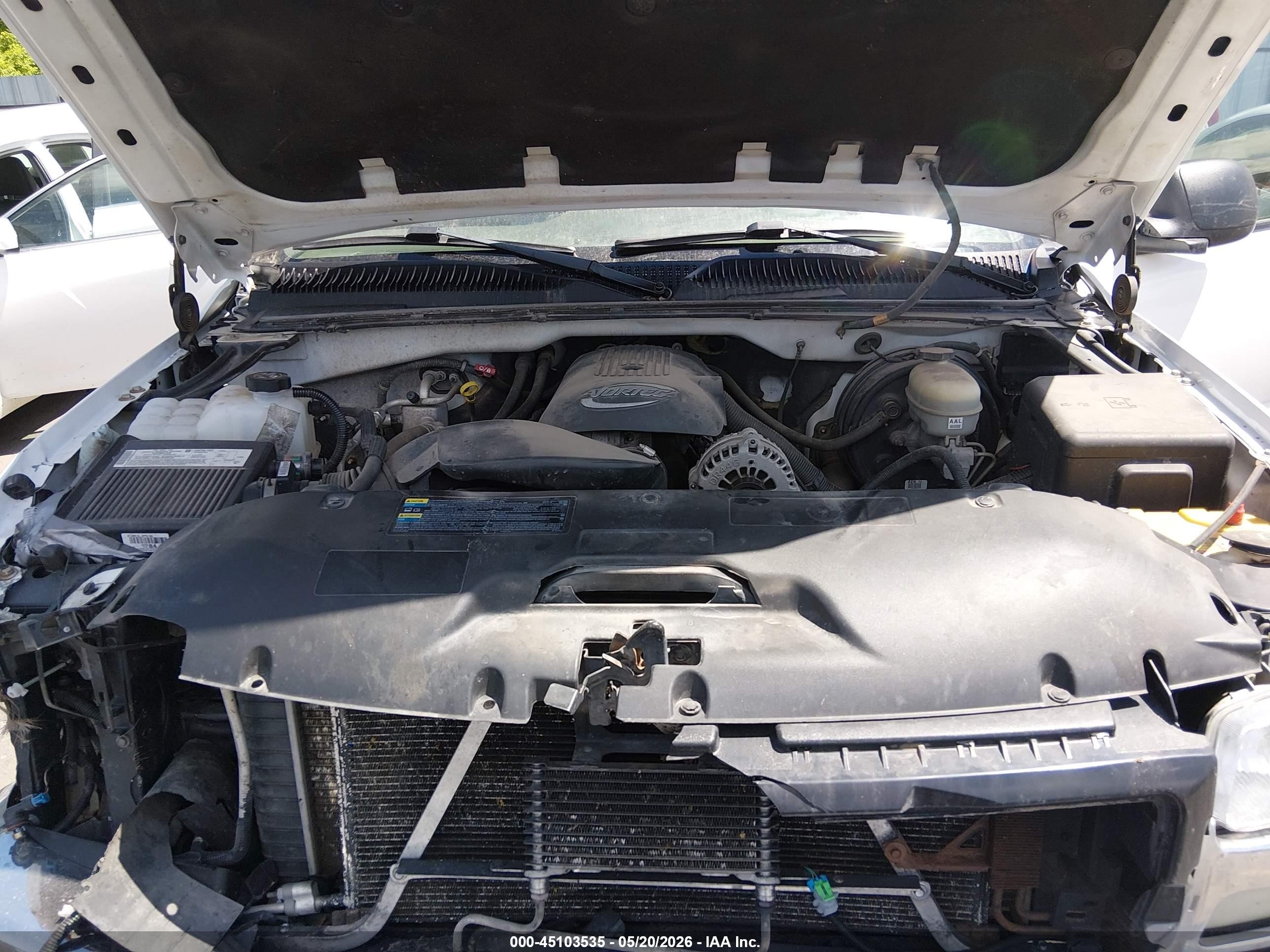 2006 Gmc Sierra 1500 Sle1 Белый vin: 2GTEK19B261326079