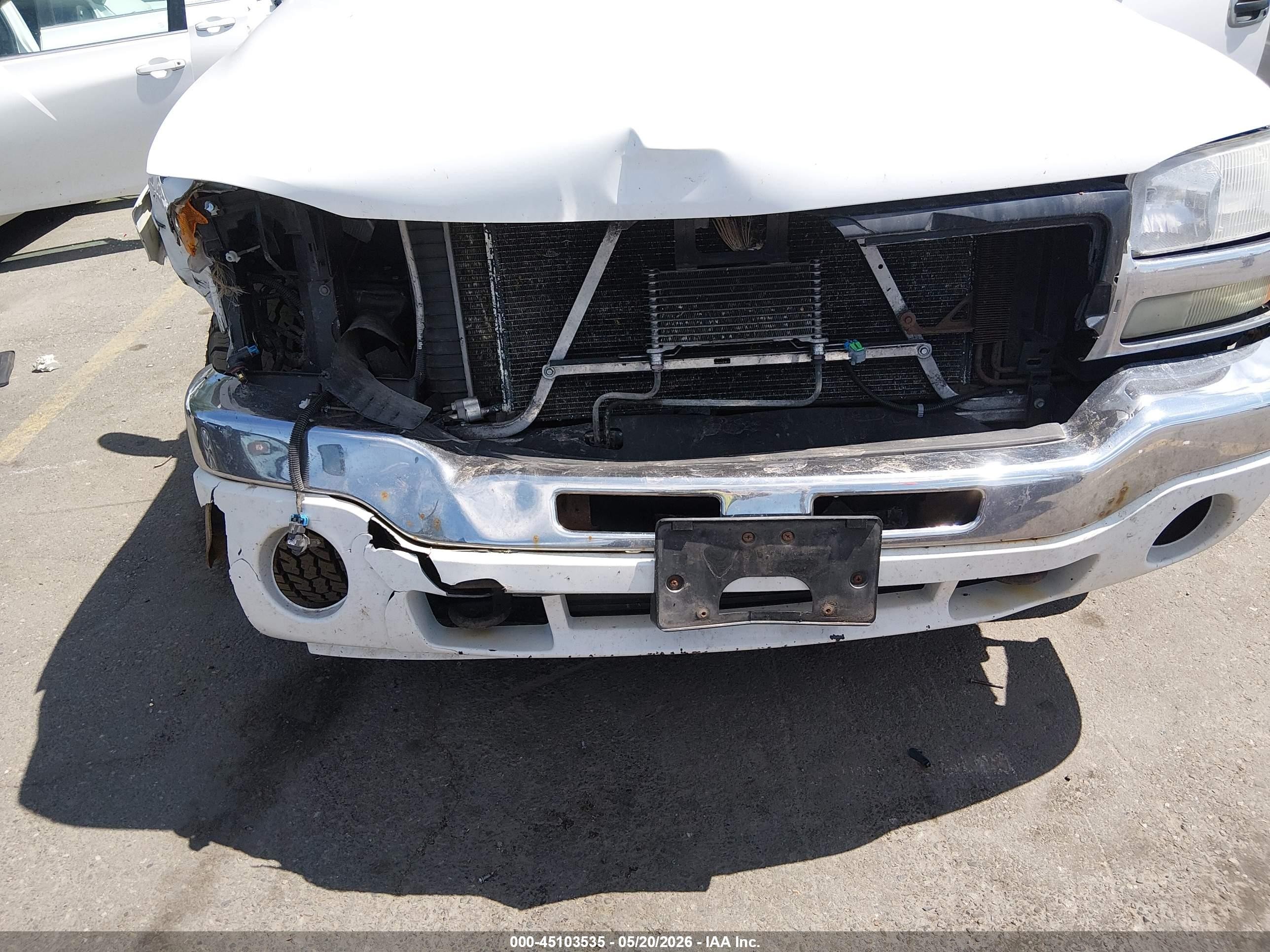 2006 Gmc Sierra 1500 Sle1 Белый vin: 2GTEK19B261326079
