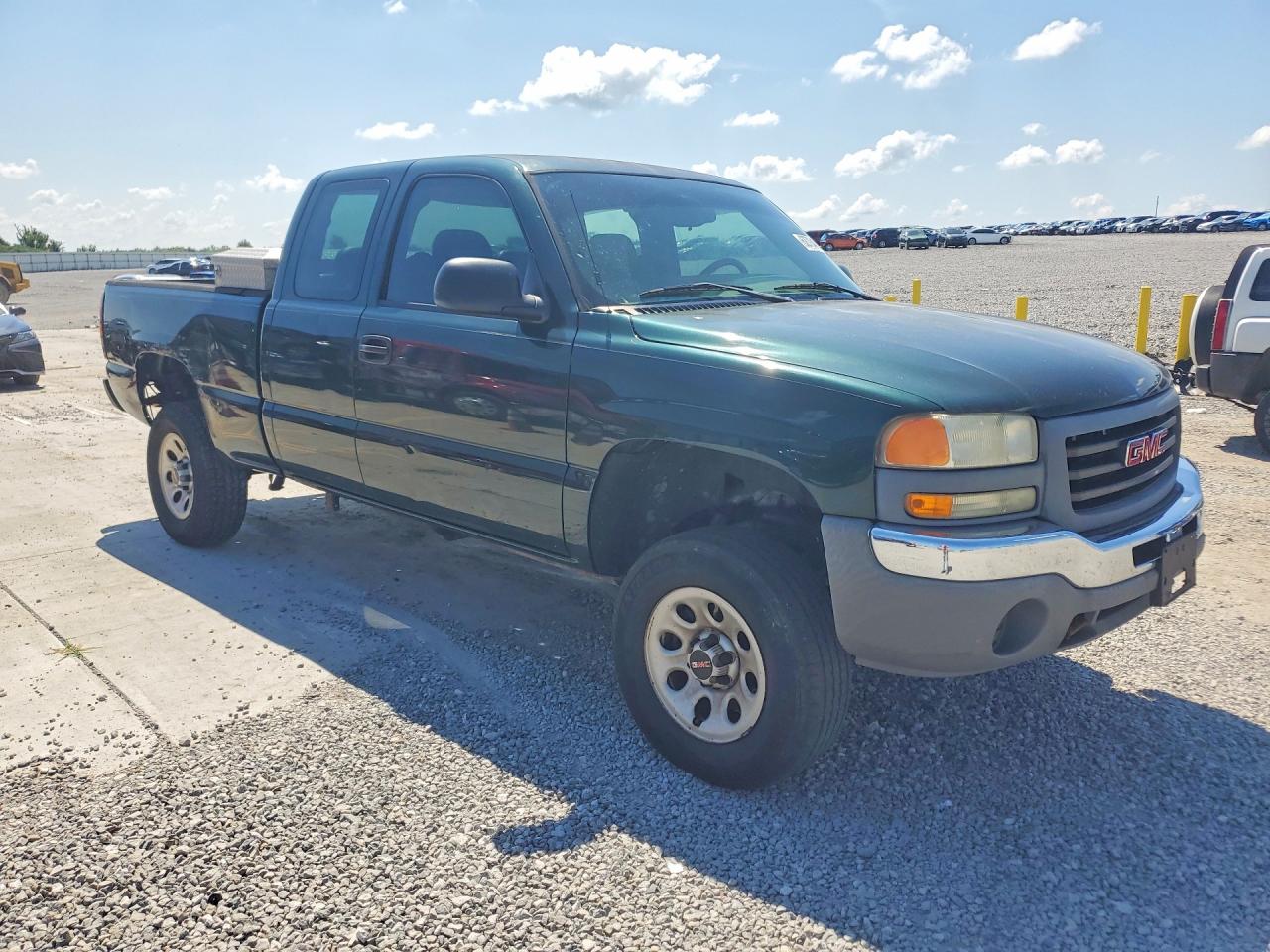 2005 Gmc New Sierra K1500 Green vin: 2GTEK19B351283564