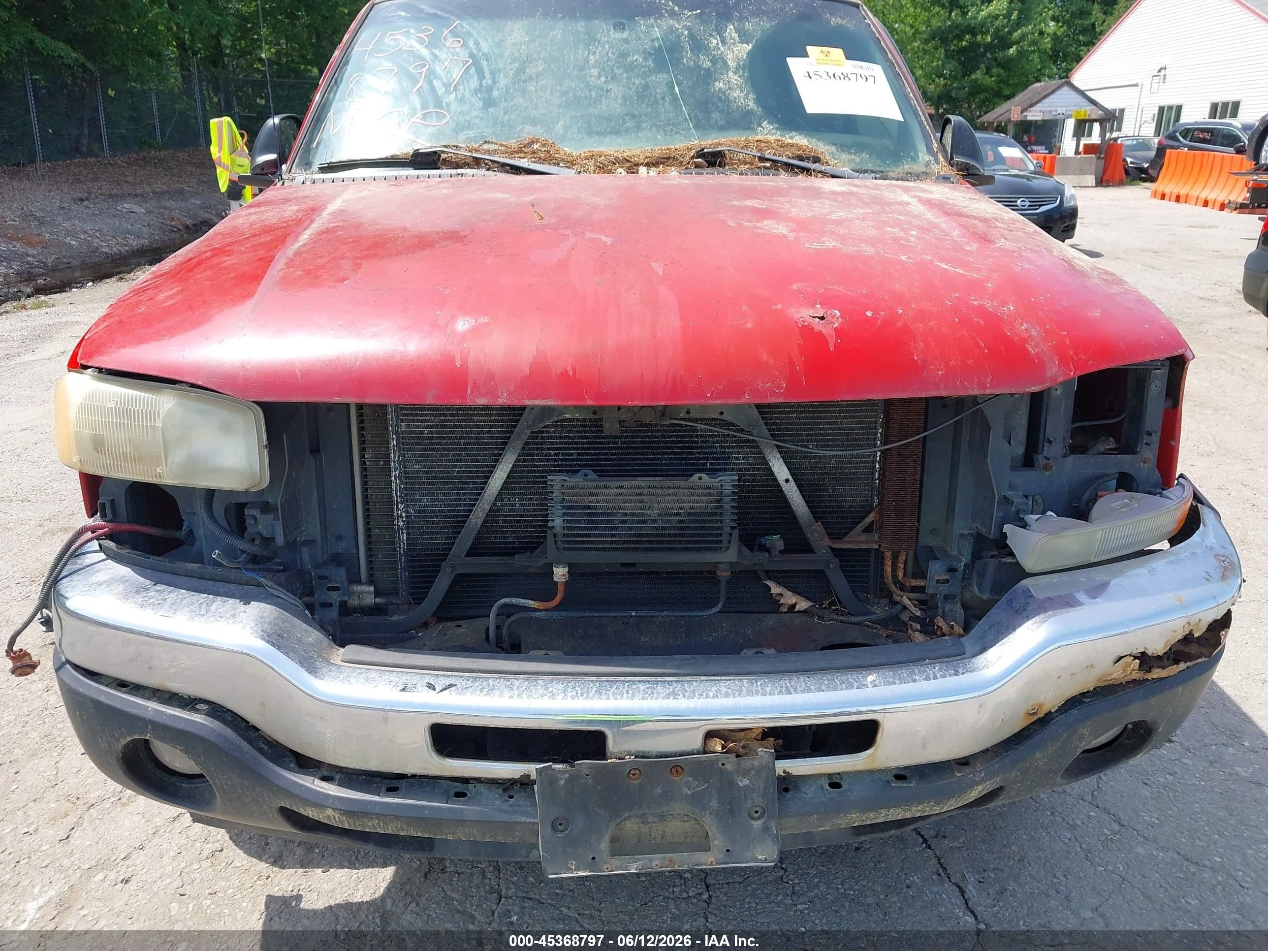 2005 Gmc Sierra 1500 Sle Red vin: 2GTEK19B751358105