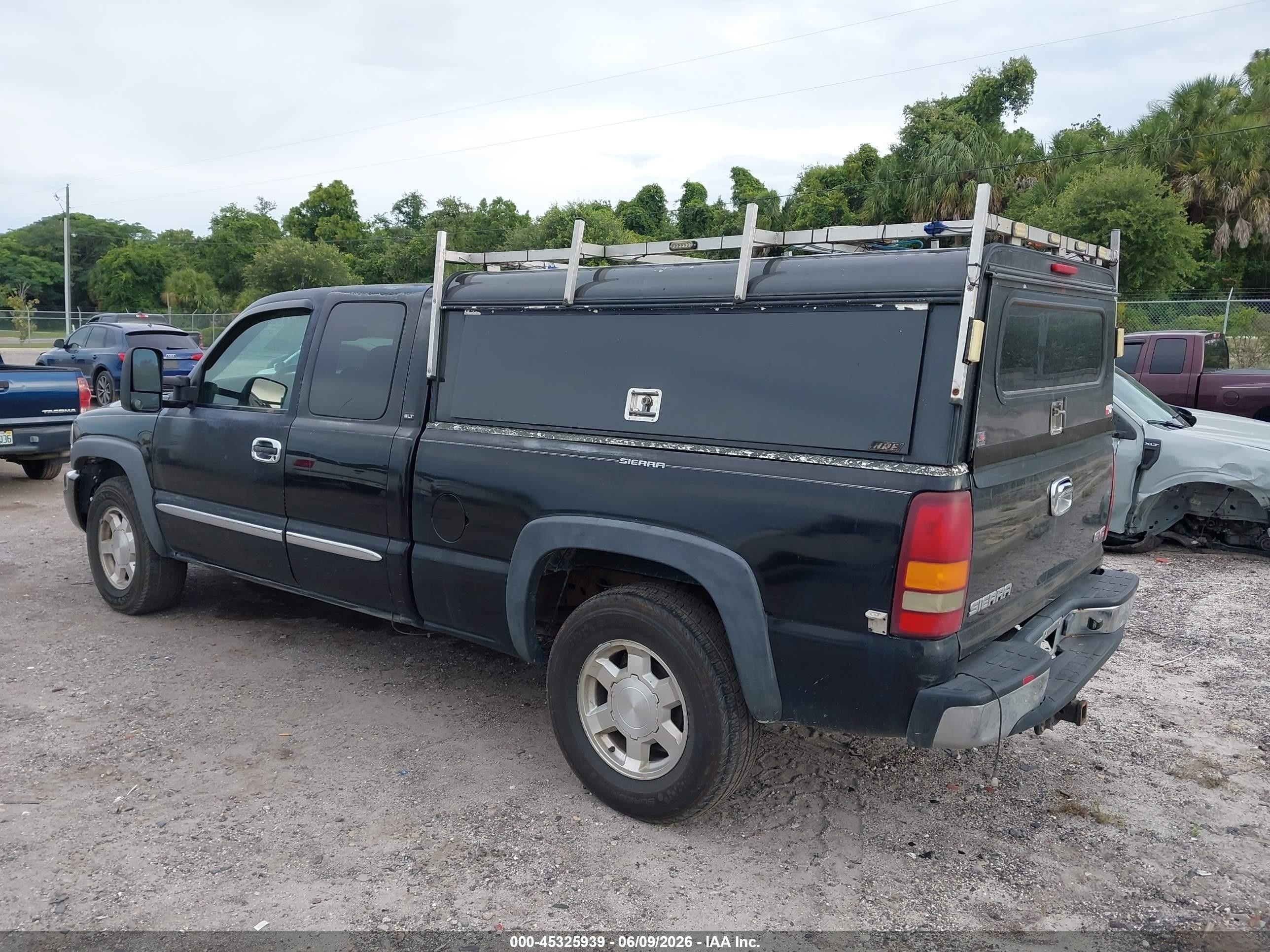 2005 Gmc Sierra 1500 Slt Black vin: 2GTEK19B851238751