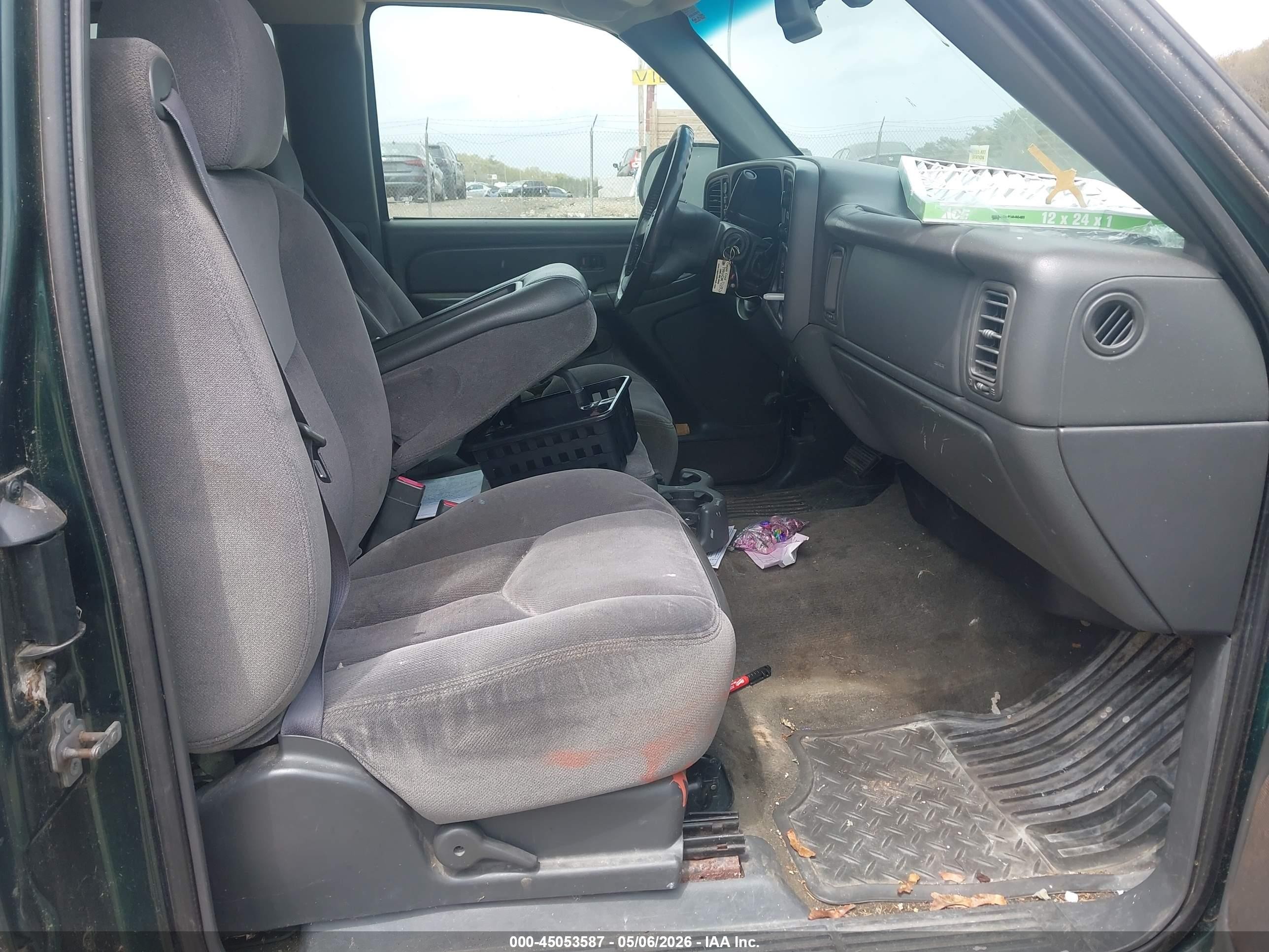 2005 Gmc Sierra 1500 Sle Зеленый vin: 2GTEK19BX51176396