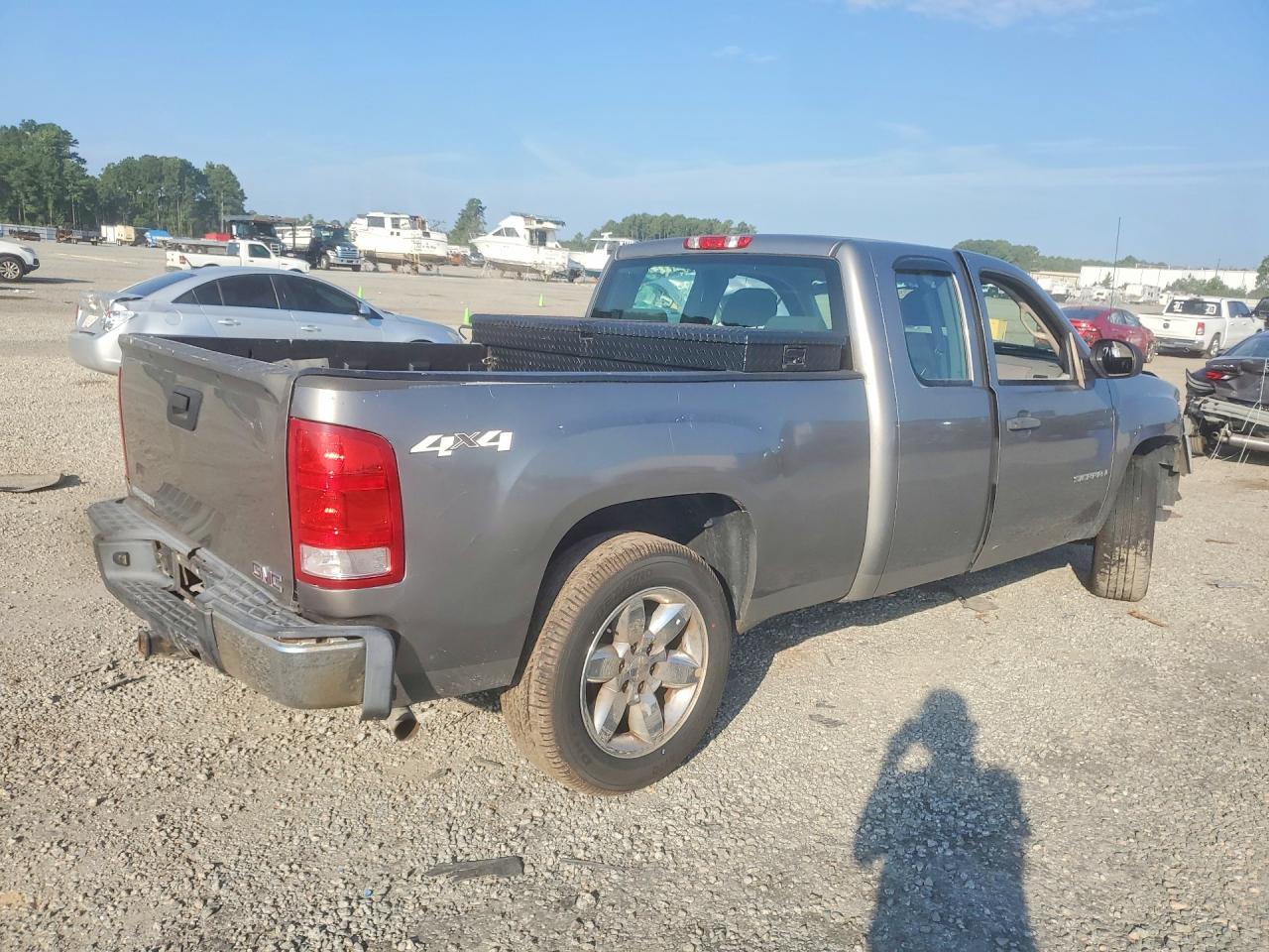 2007 Gmc New Sierra K1500 Gray vin: 2GTEK19C371727795