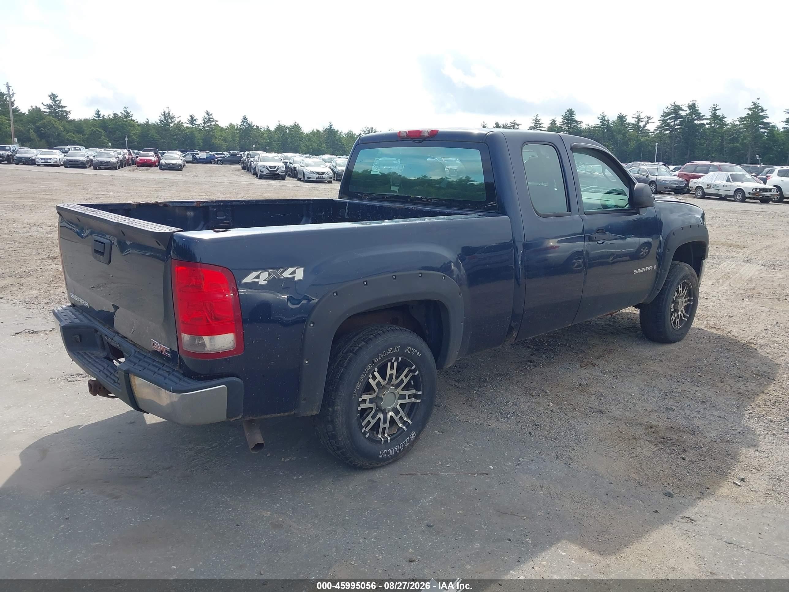 2008 Gmc Sierra 1500 Work Truck Синий vin: 2GTEK19C681254735