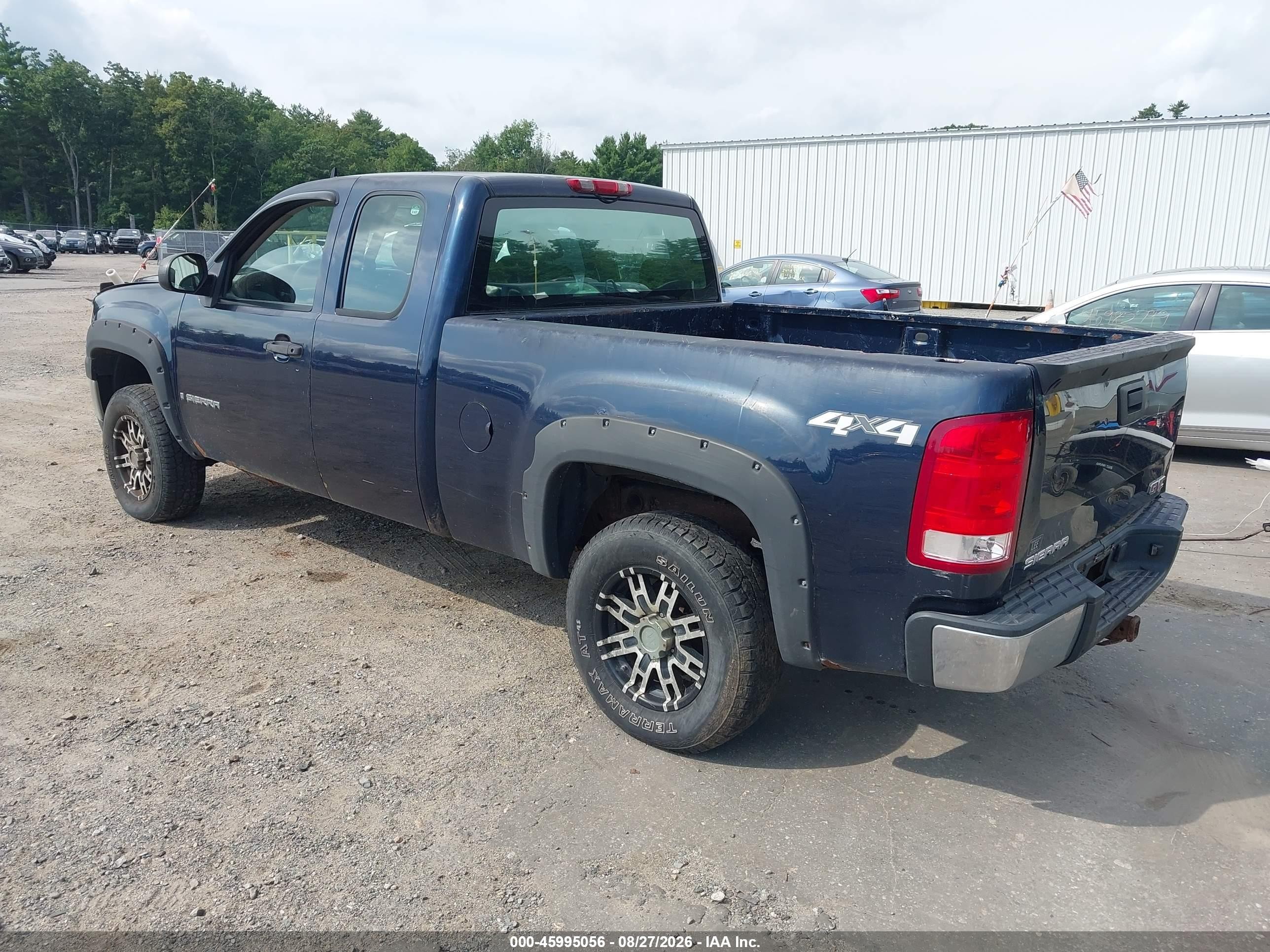 2008 Gmc Sierra 1500 Work Truck Синий vin: 2GTEK19C681254735