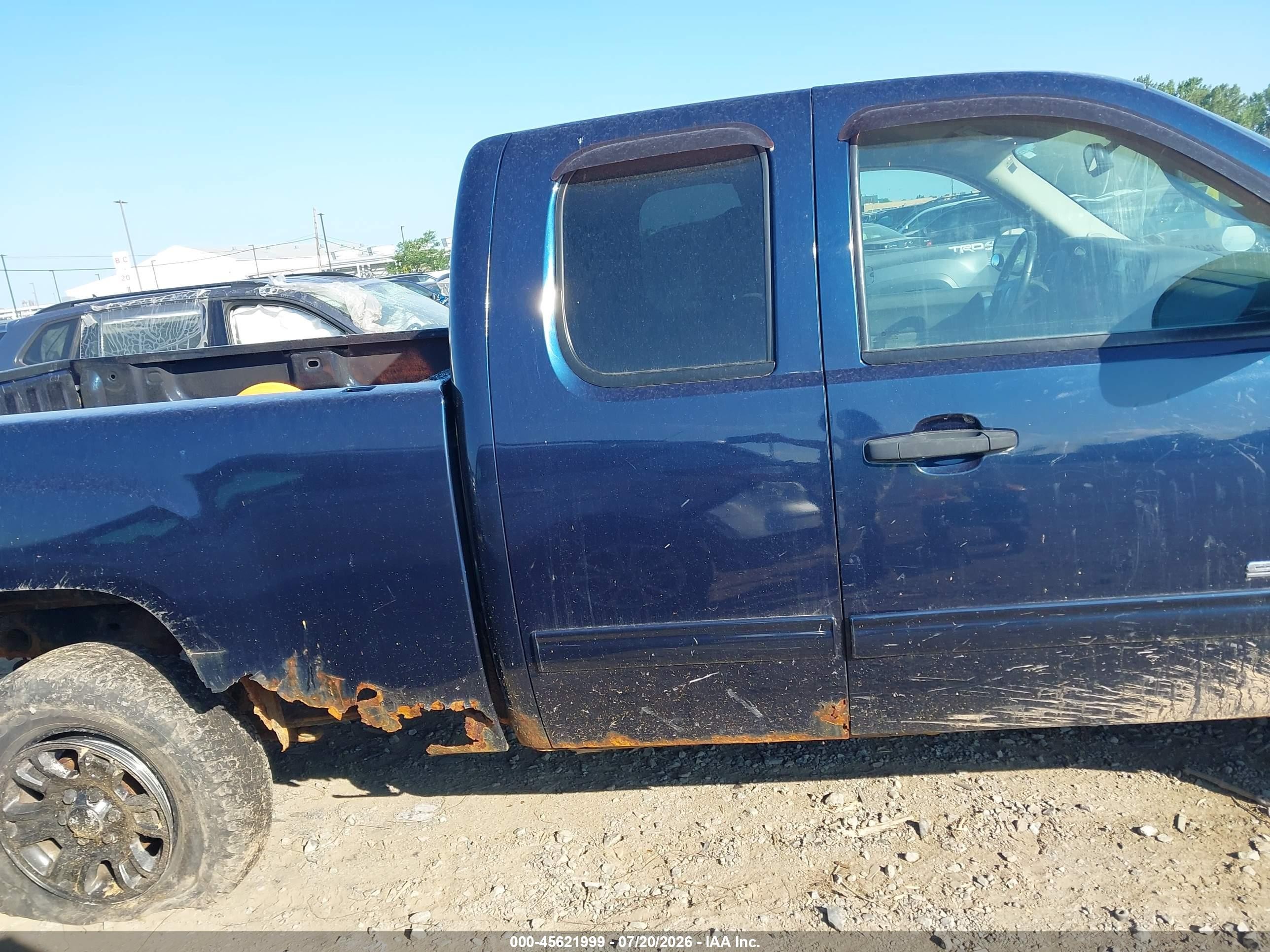 2008 Gmc Sierra 1500 Sle1 Dark Blue vin: 2GTEK19J181308067