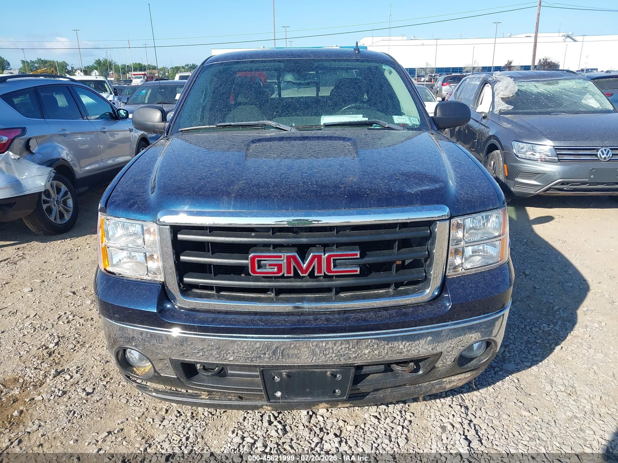 2008 Gmc Sierra 1500 Sle1 Dark Blue vin: 2GTEK19J181308067