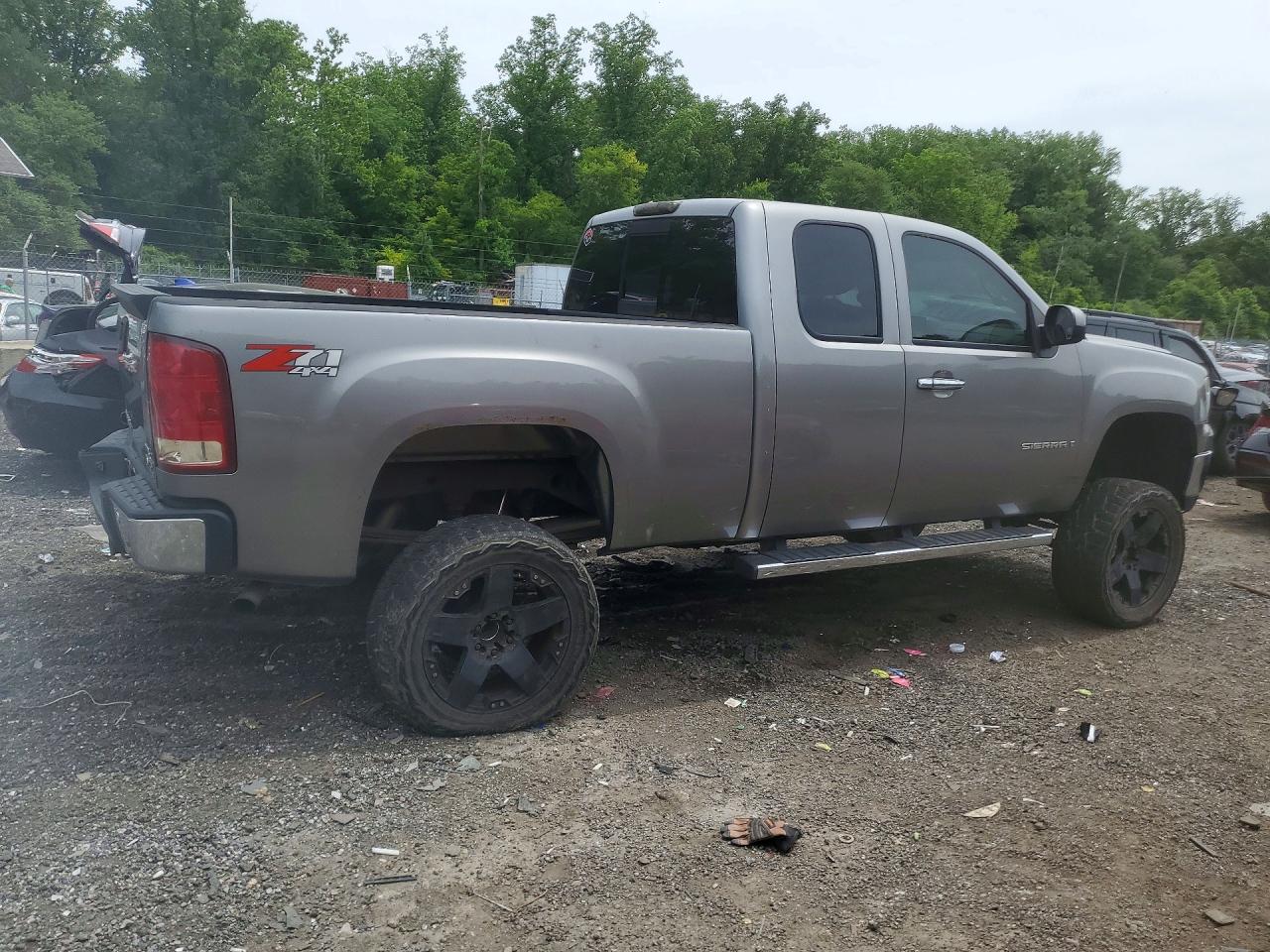 2007 Gmc New Sierra K1500 Silver vin: 2GTEK19J271715524