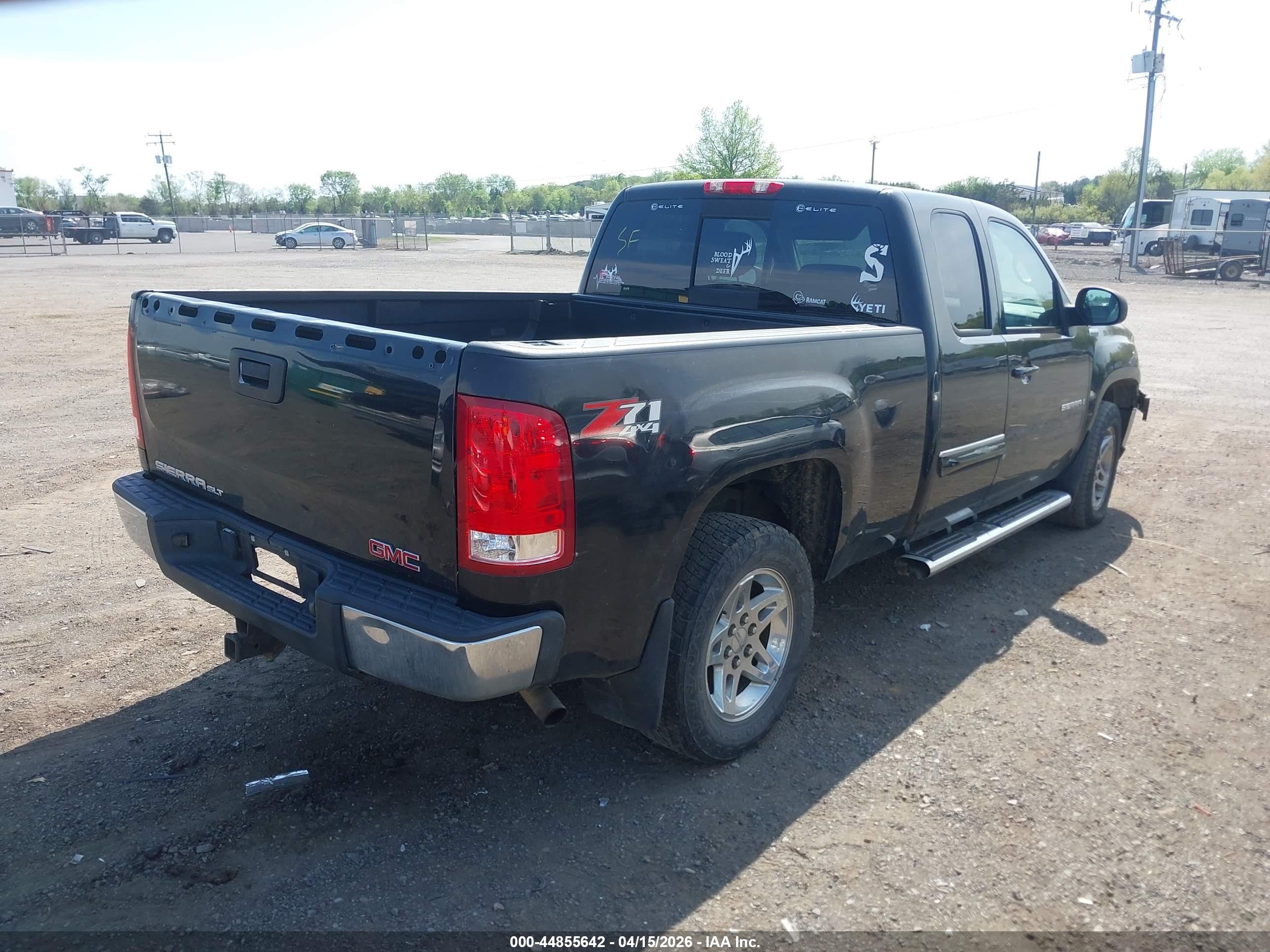 2008 Gmc Sierra 1500 Slt Черный vin: 2GTEK19J281229068