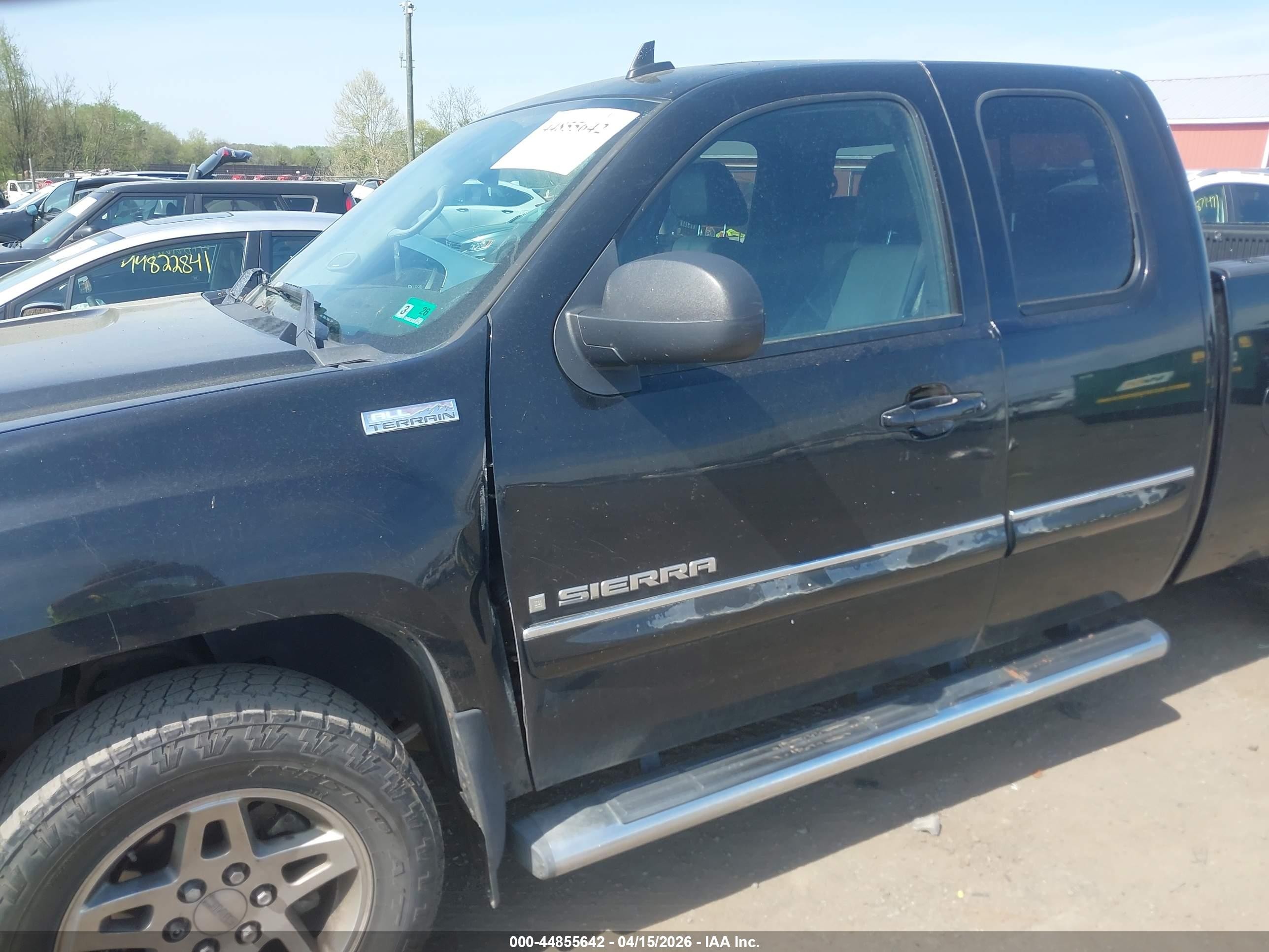 2008 Gmc Sierra 1500 Slt Черный vin: 2GTEK19J281229068