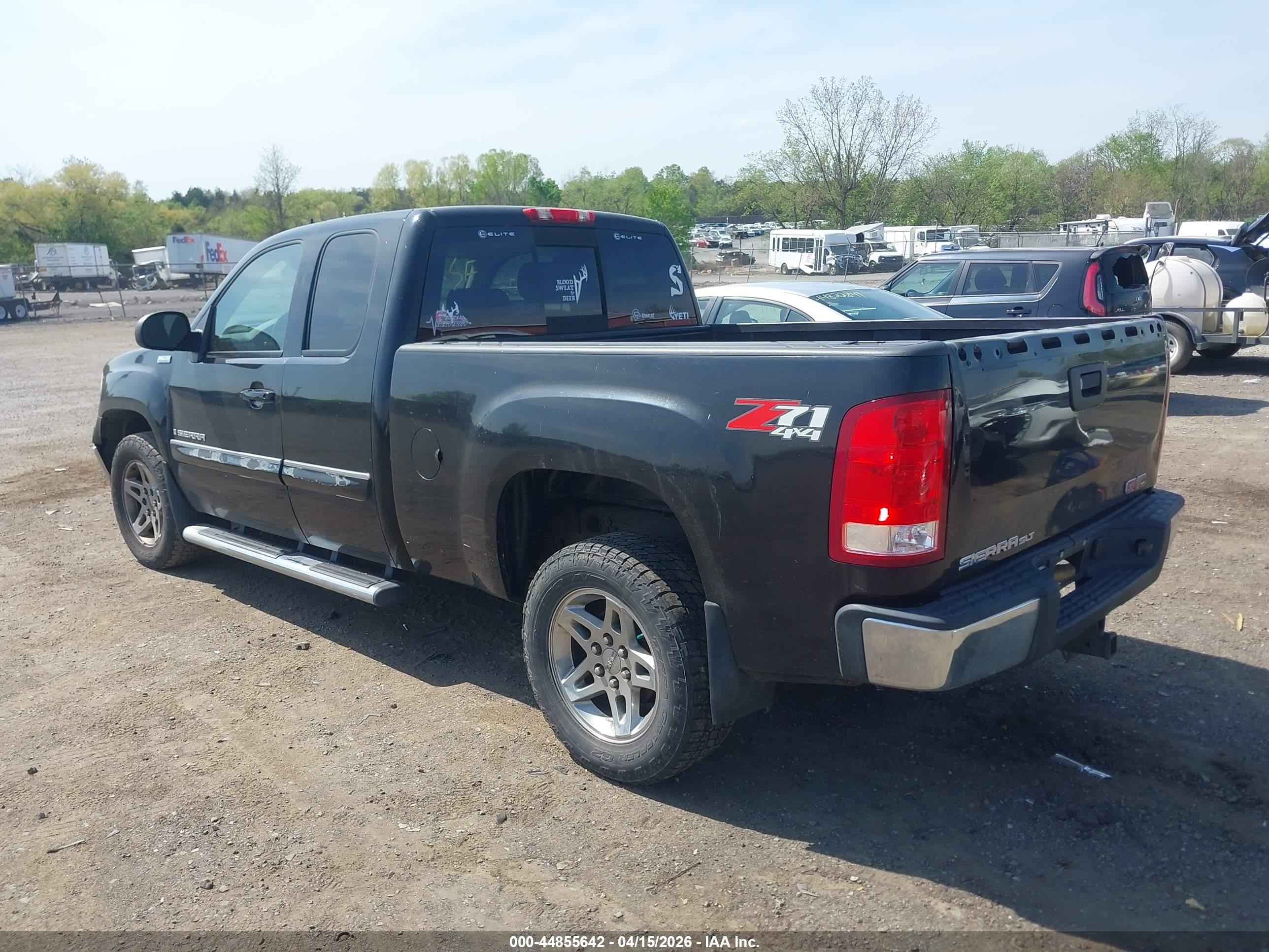 2008 Gmc Sierra 1500 Slt Черный vin: 2GTEK19J281229068