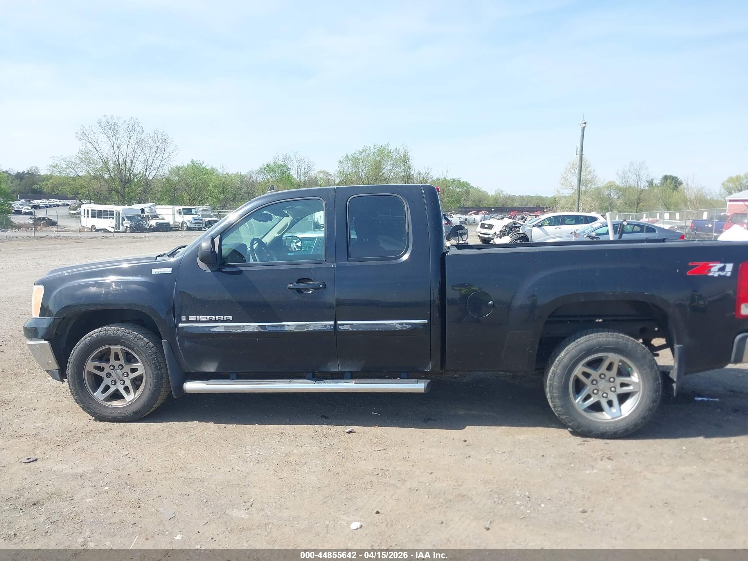 2008 Gmc Sierra 1500 Slt Черный vin: 2GTEK19J281229068