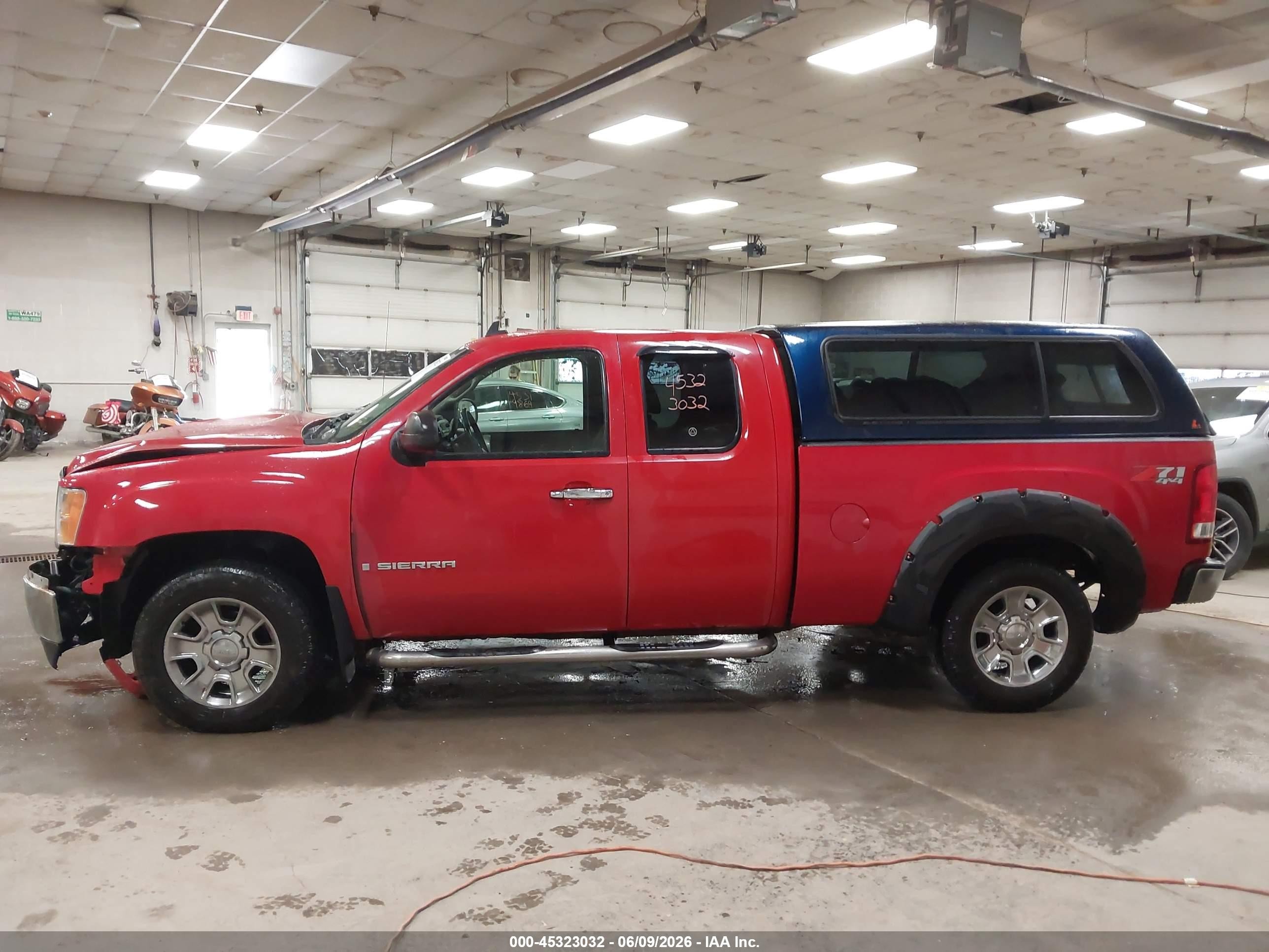2007 Gmc Sierra 1500 Sle1 Red vin: 2GTEK19J371703270