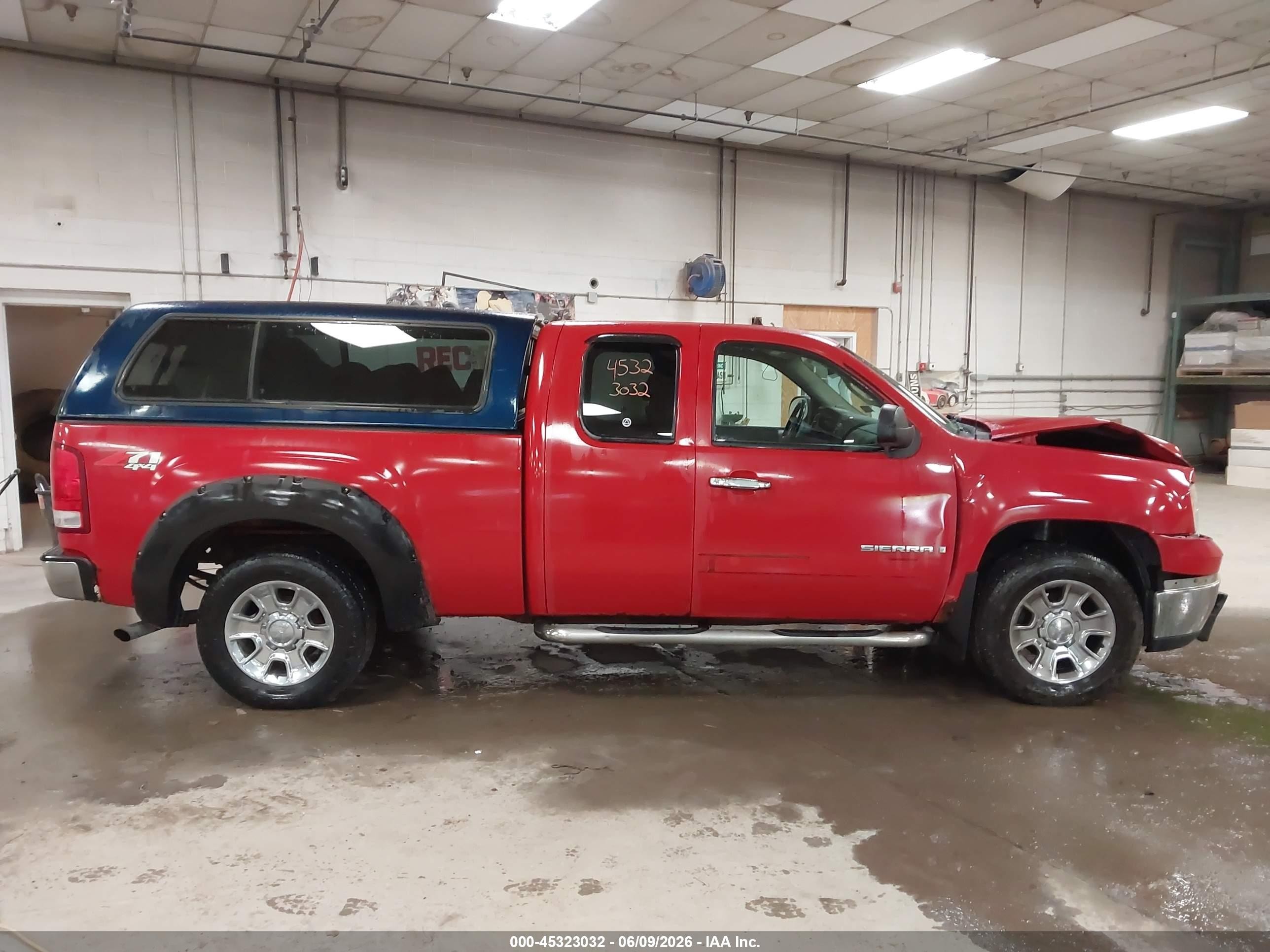2007 Gmc Sierra 1500 Sle1 Red vin: 2GTEK19J371703270