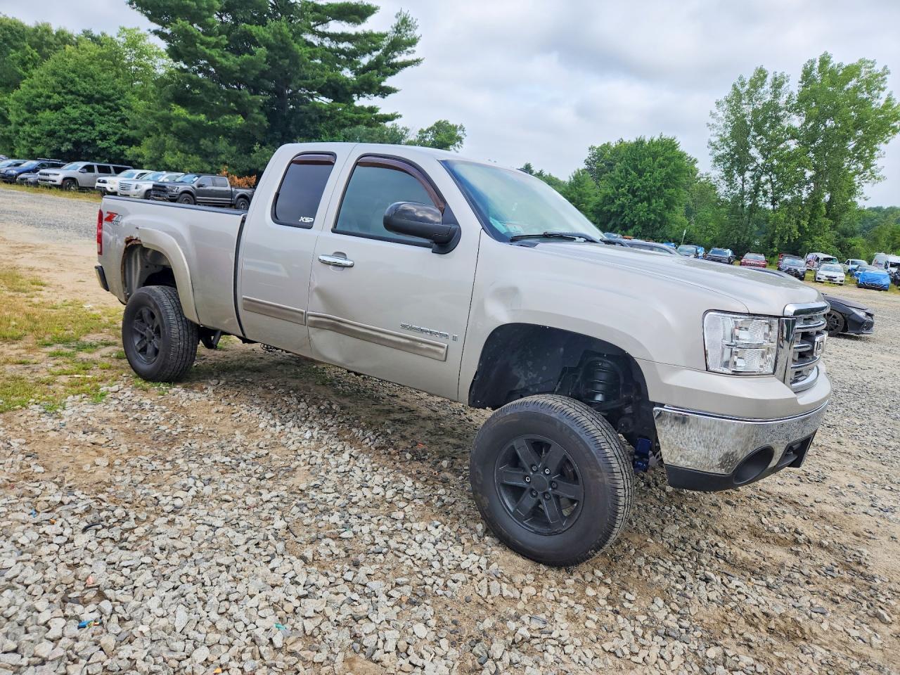 2008 Gmc Sierra K1500 Silver vin: 2GTEK19J481283472