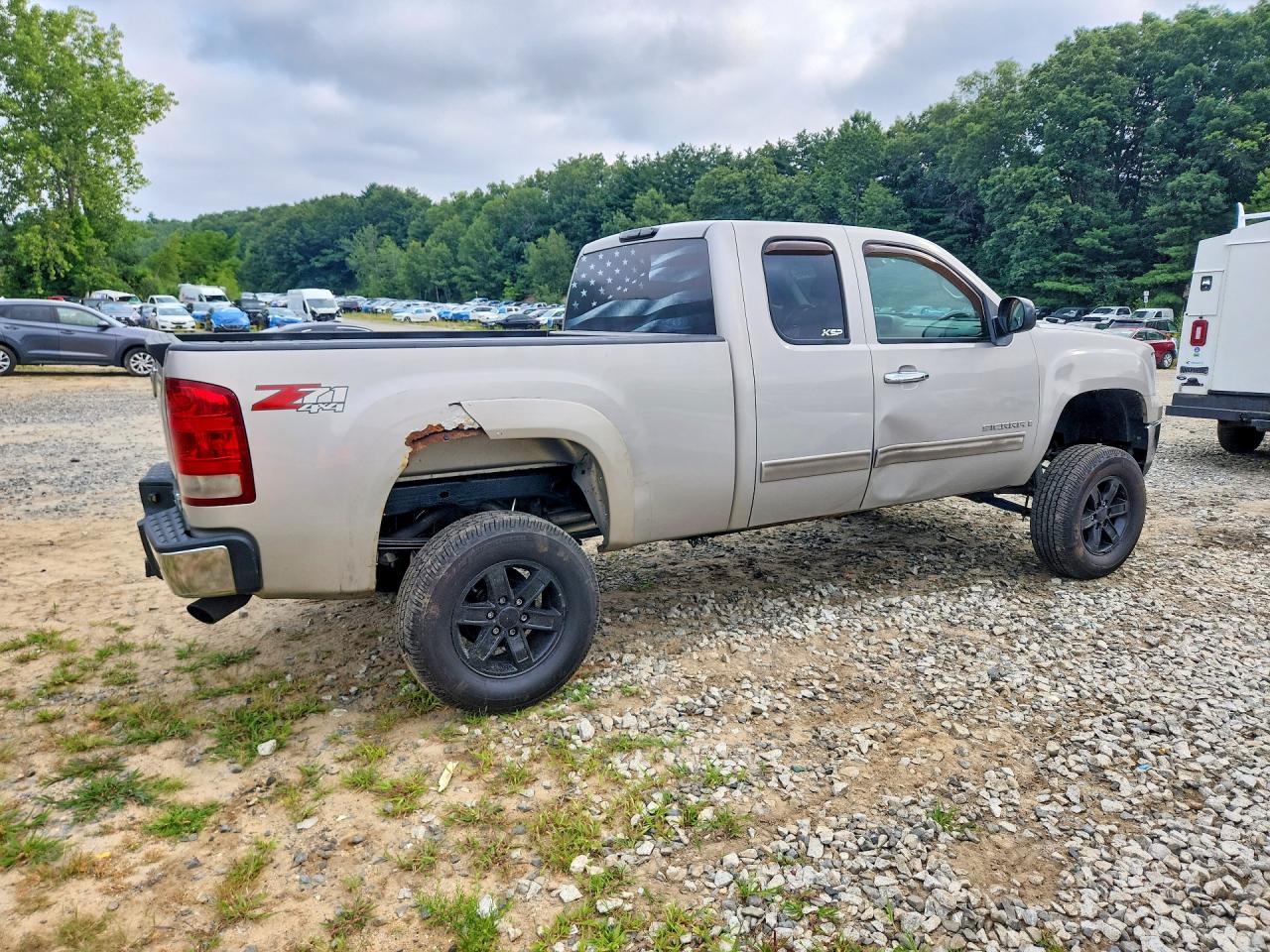 2008 Gmc Sierra K1500 Silver vin: 2GTEK19J481283472