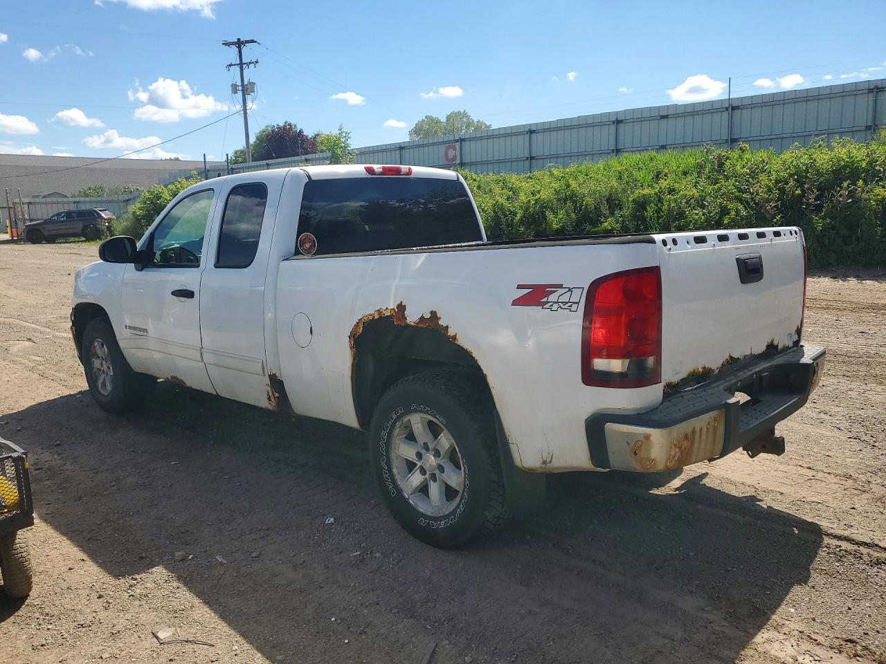 2007 Gmc New Sierra K1500 White vin: 2GTEK19J571602196