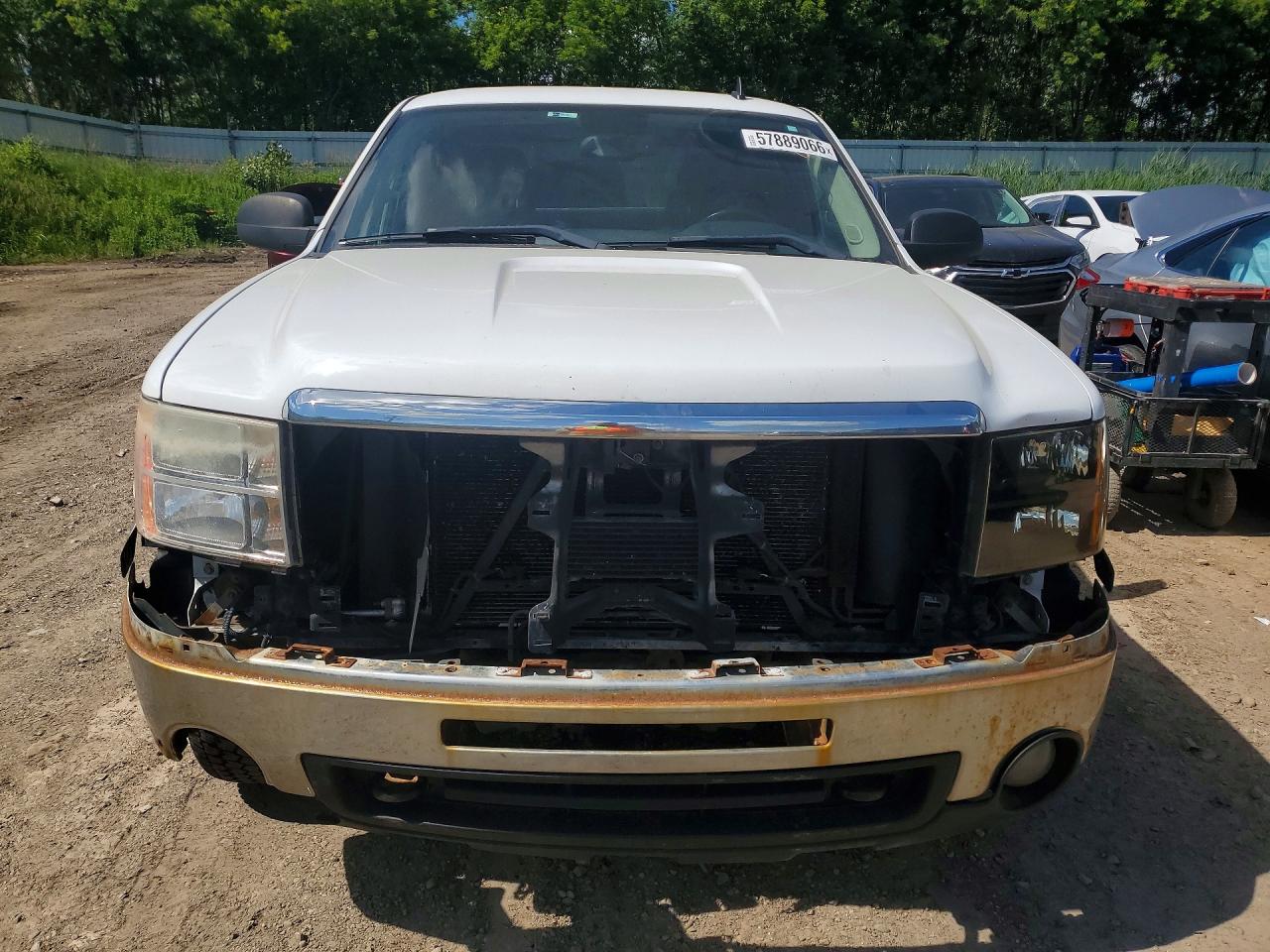 2007 Gmc New Sierra K1500 White vin: 2GTEK19J571602196