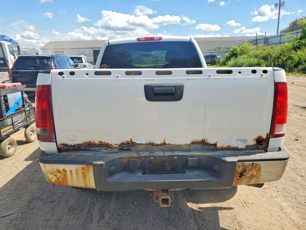 2007 Gmc New Sierra K1500 White vin: 2GTEK19J571602196
