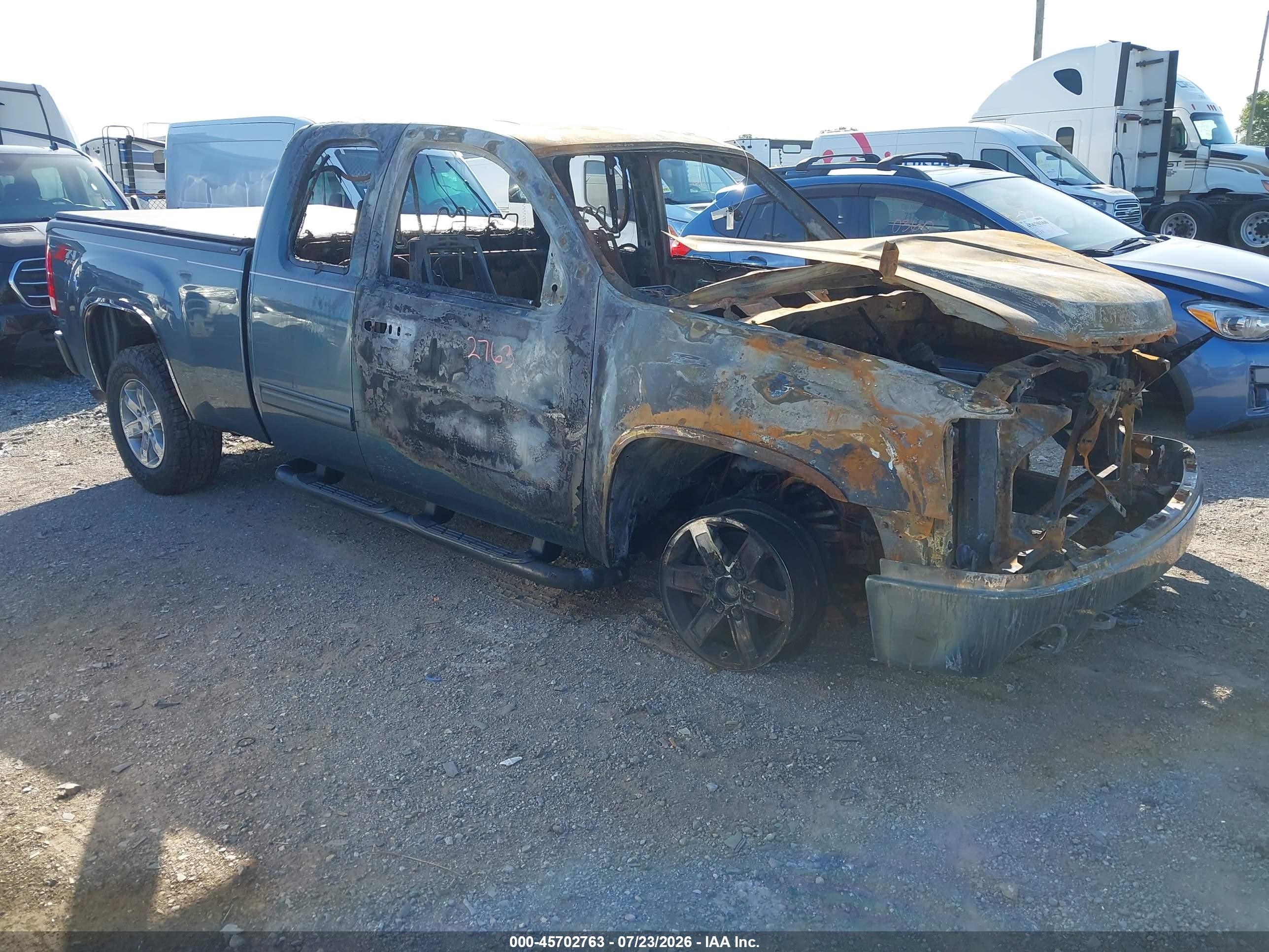 2007 Gmc Sierra 1500 Sle1 Green vin: 2GTEK19J771572120