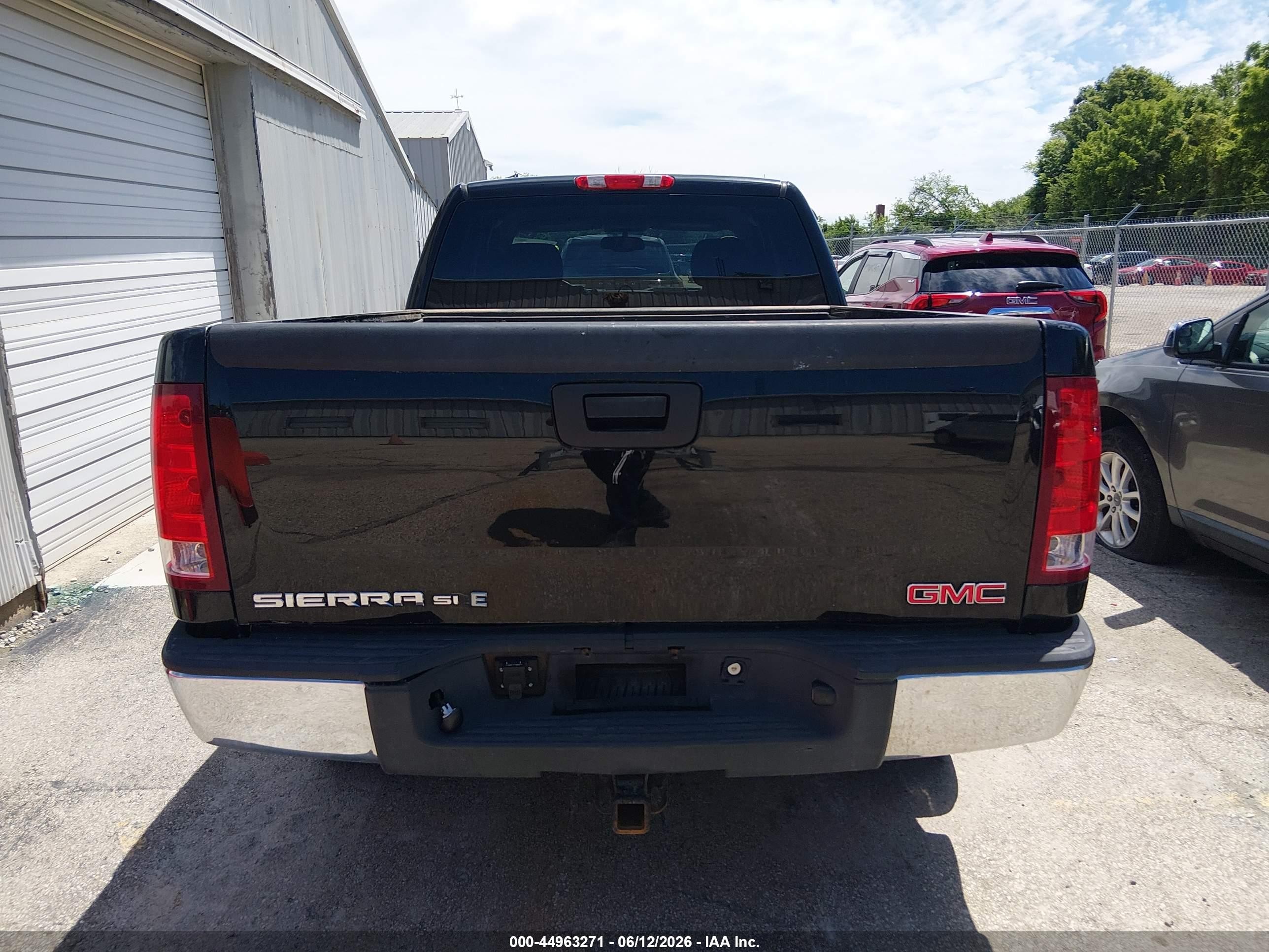 2007 Gmc Sierra 1500 Sle2 Black vin: 2GTEK19J771644028