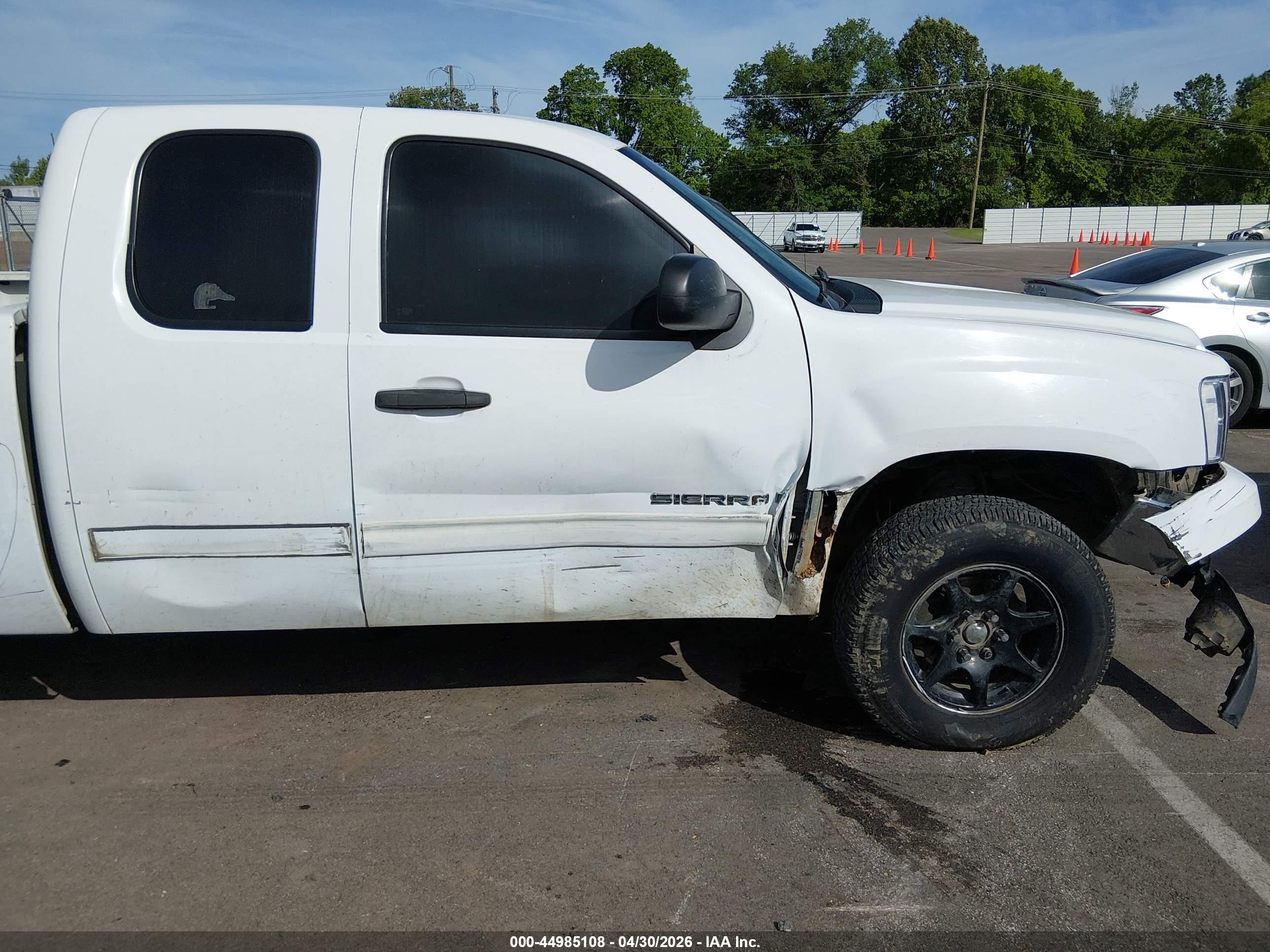 2007 Gmc Sierra 1500 Sle1 White vin: 2GTEK19J771690880