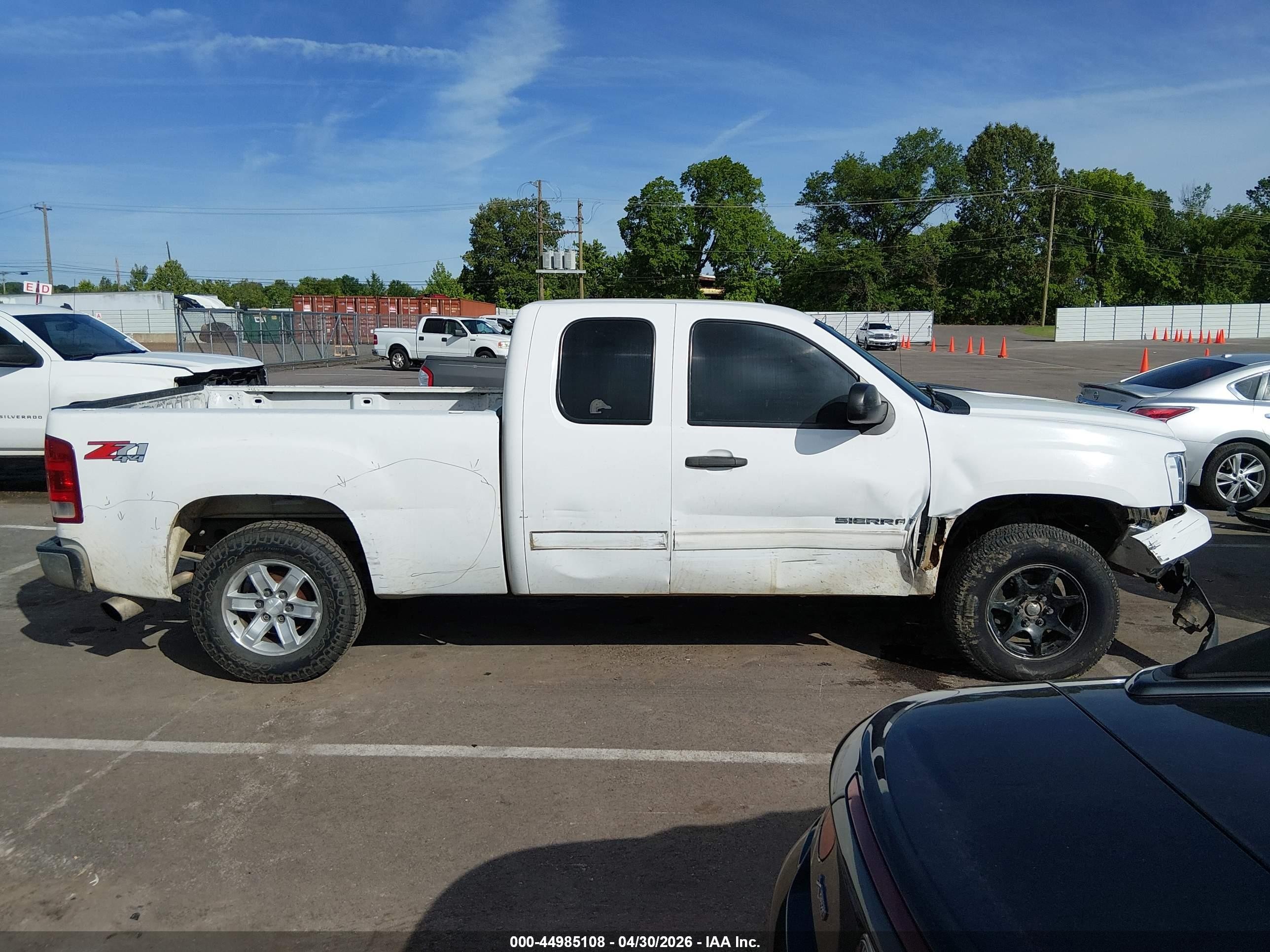 2007 Gmc Sierra 1500 Sle1 White vin: 2GTEK19J771690880