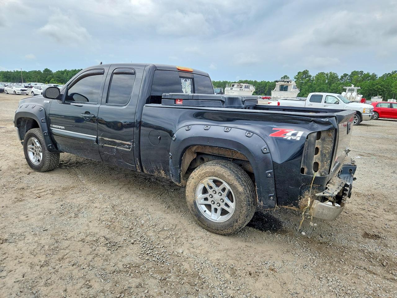 2008 Gmc Sierra K1500 Black vin: 2GTEK19J781207017