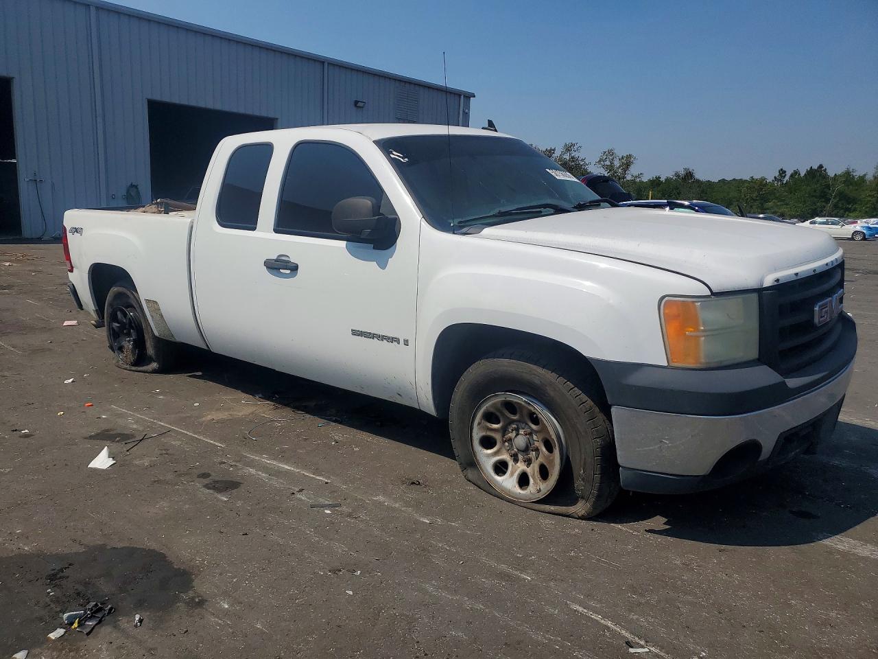 2008 Gmc Sierra K1500 White vin: 2GTEK19J881120517