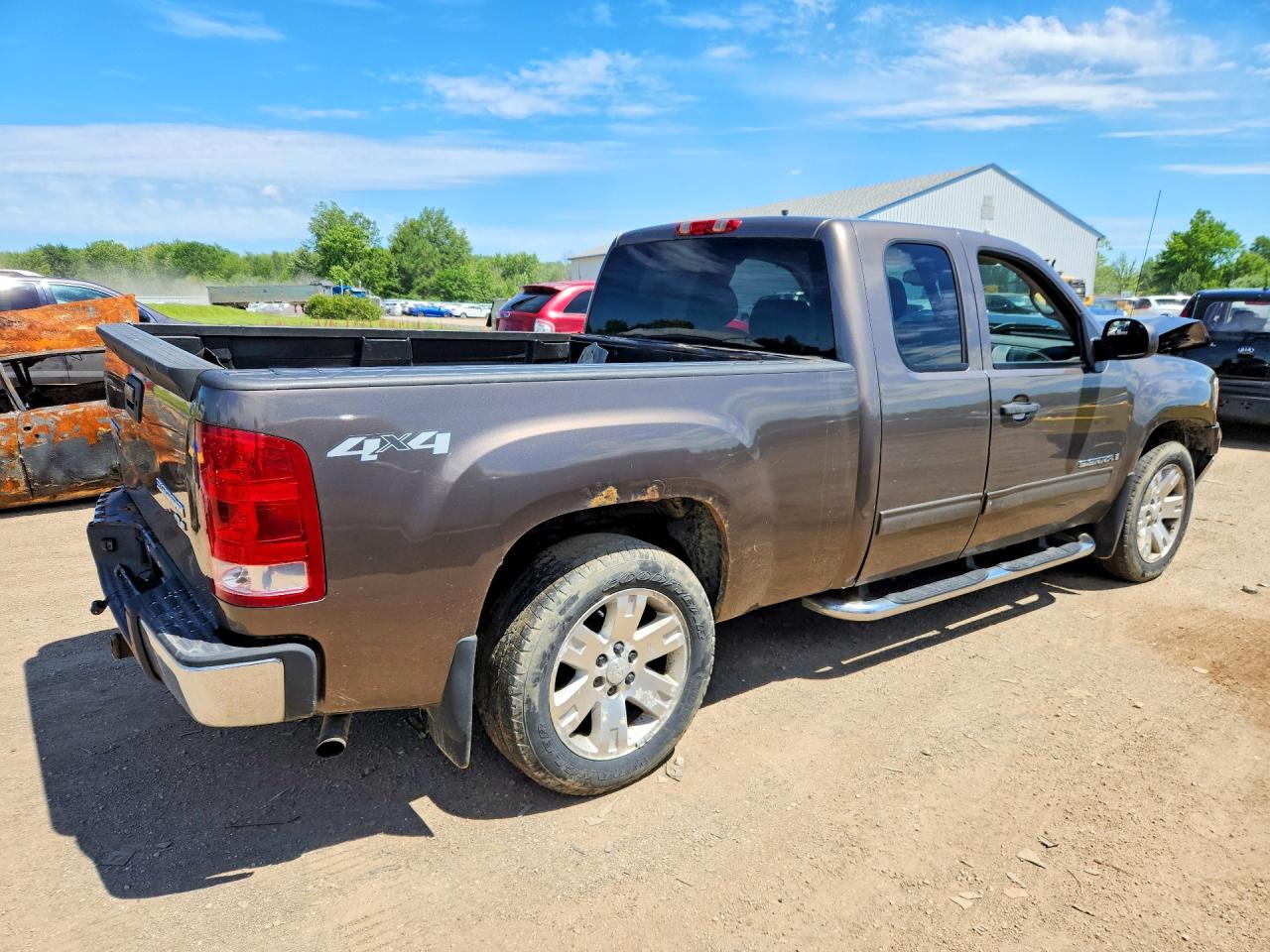 2008 Gmc Sierra K1500 Brown vin: 2GTEK19J881237384