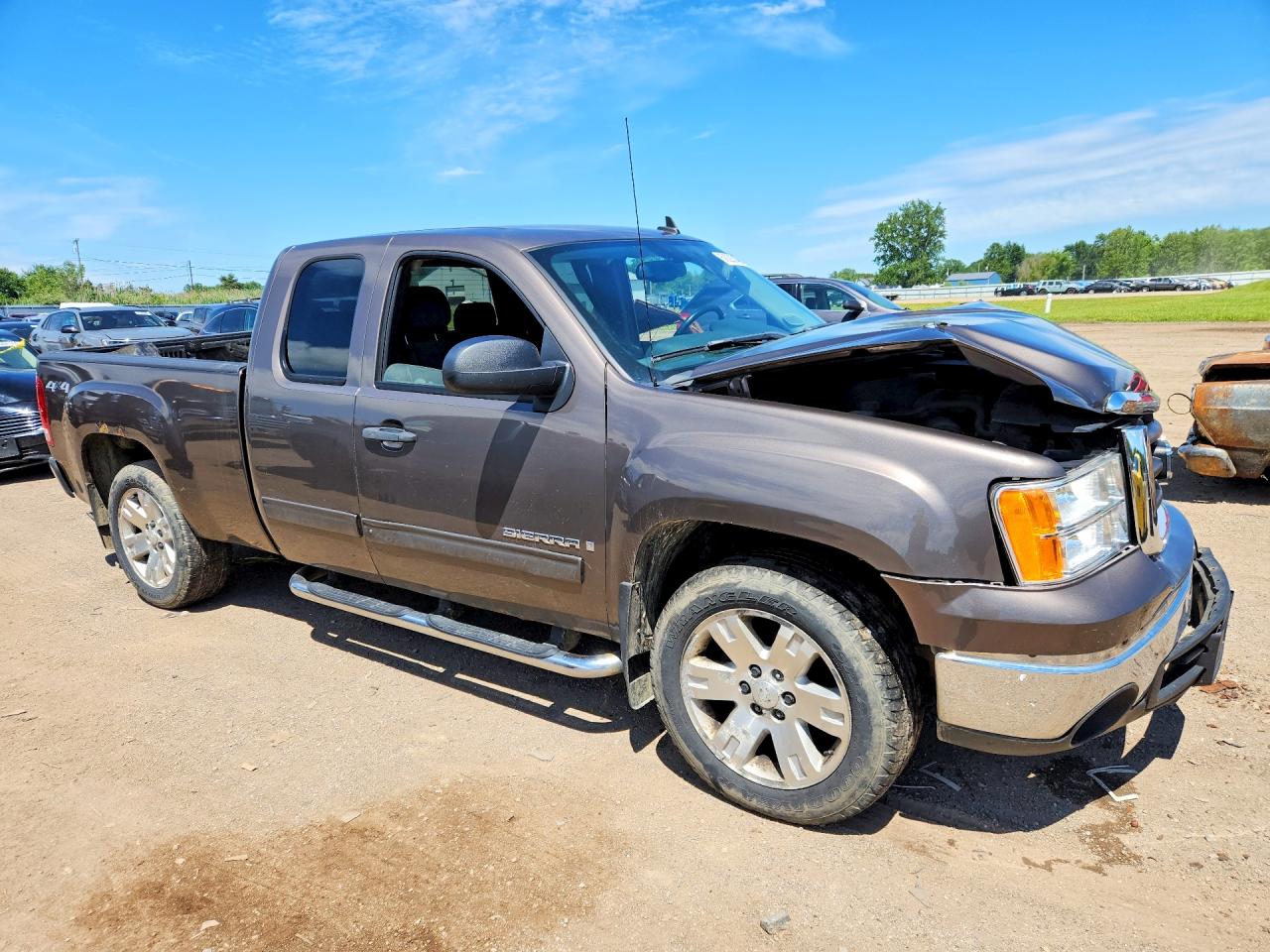 2008 Gmc Sierra K1500 Brown vin: 2GTEK19J881237384