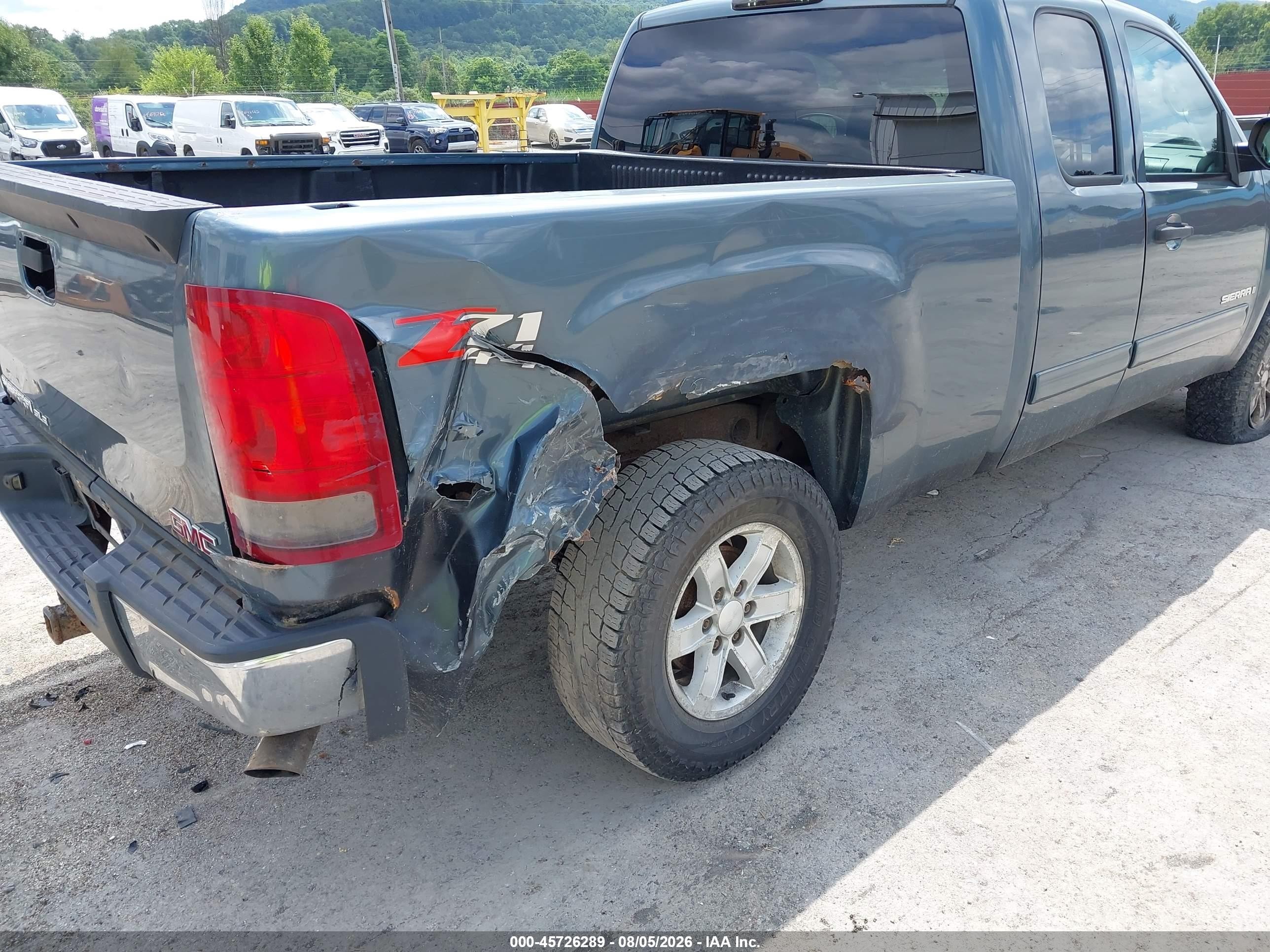 2008 Gmc Sierra 1500 Sle1 Light Blue vin: 2GTEK19J981284066