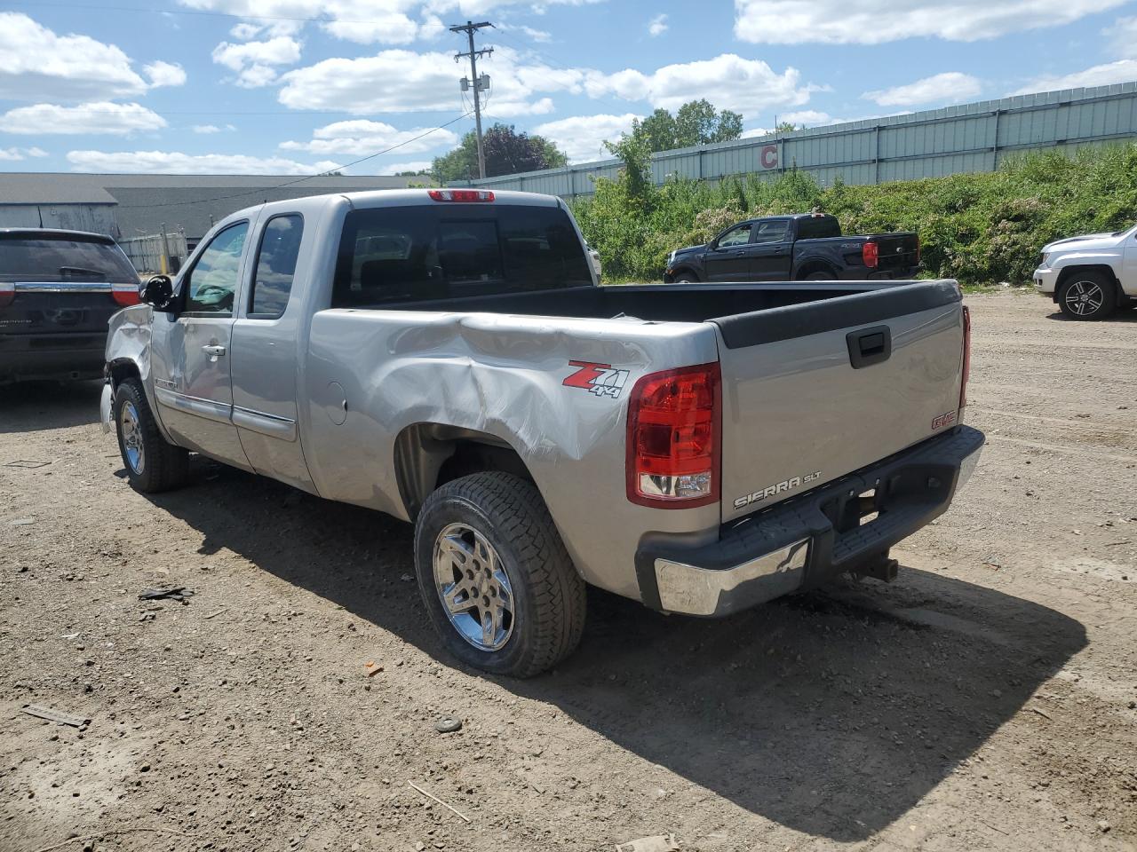 2008 Gmc Sierra K1500 Silver vin: 2GTEK19J981298498
