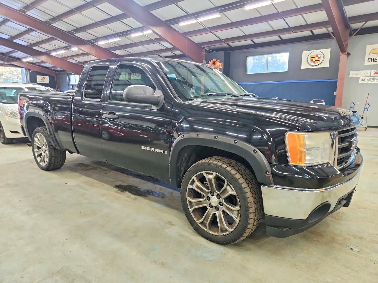 2008 Gmc Sierra K1500 Black vin: 2GTEK19JX81226581