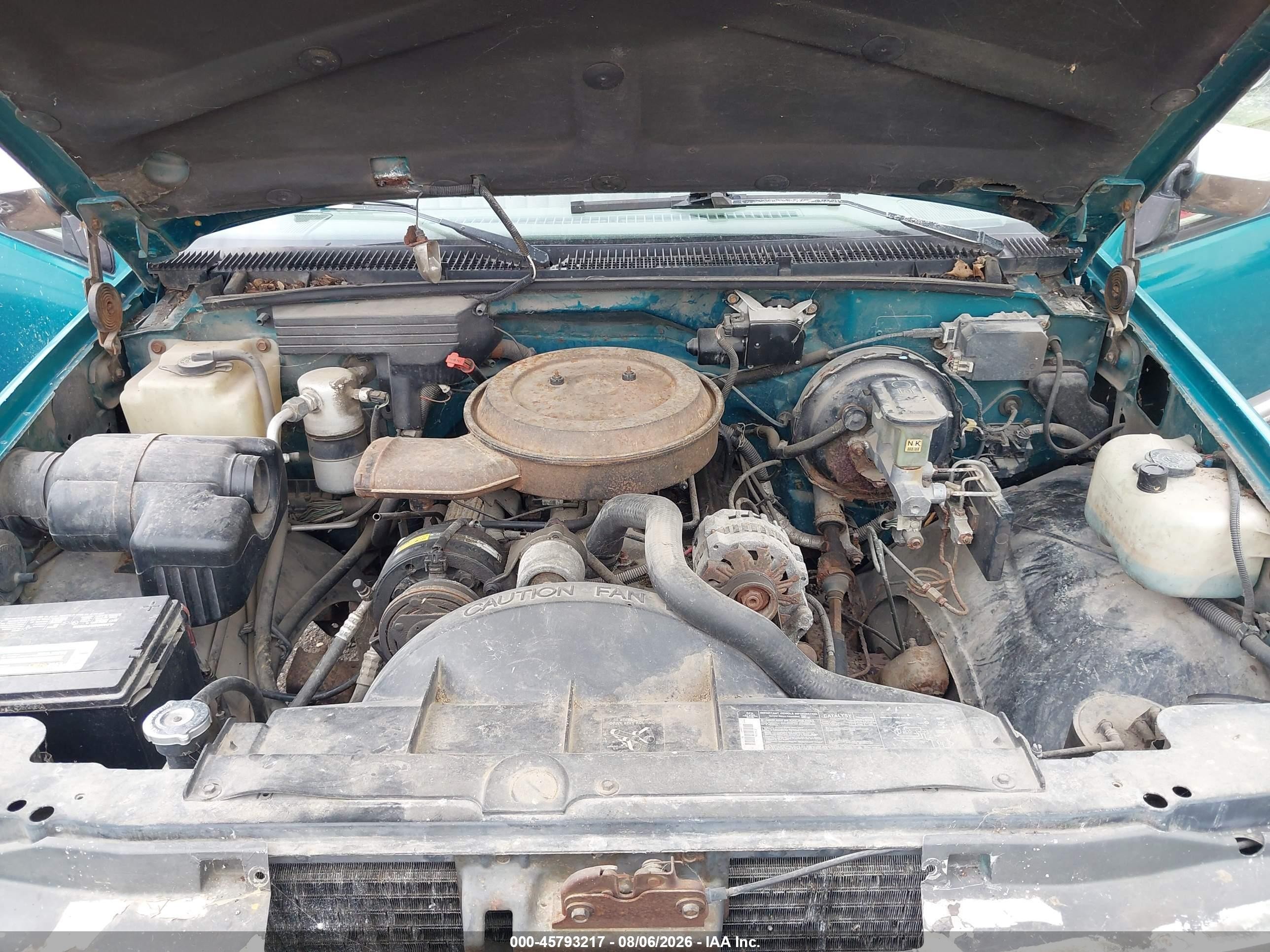 1993 Gmc Sierra K1500 Green vin: 2GTEK19K1P1561851