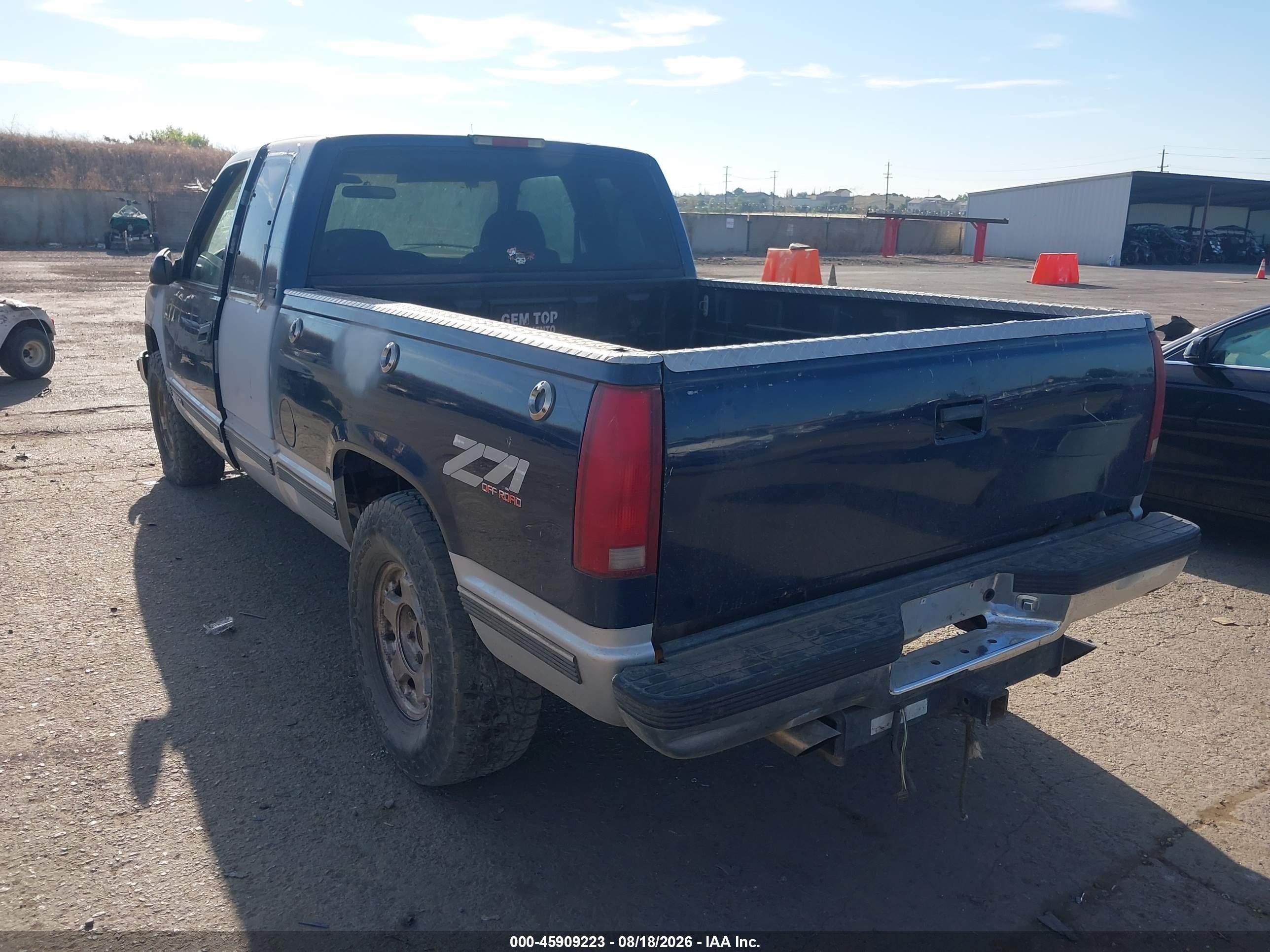 1995 Gmc Sierra K1500 Blue vin: 2GTEK19K2S1525093