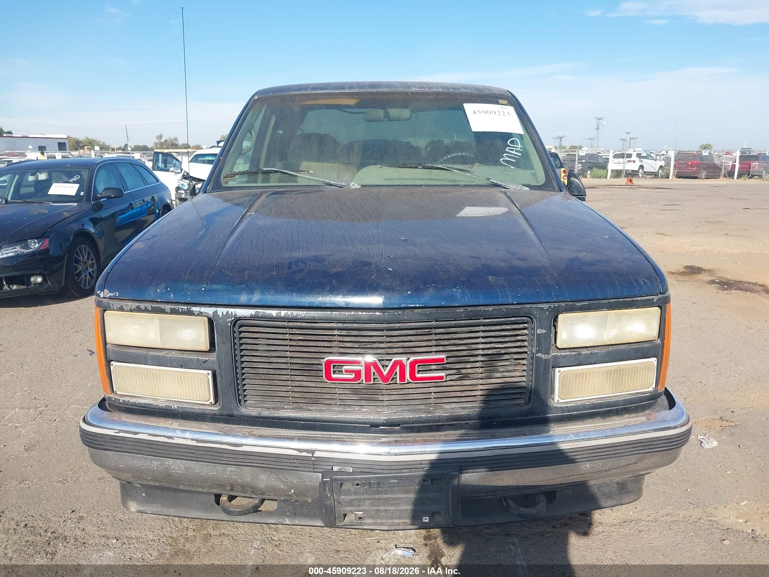 1995 Gmc Sierra K1500 Blue vin: 2GTEK19K2S1525093