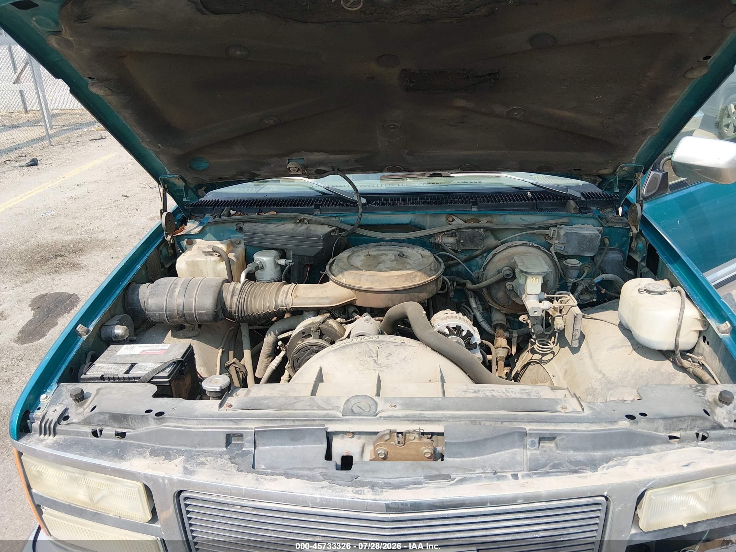 1993 Gmc Sierra K1500 Green vin: 2GTEK19K6P1531390