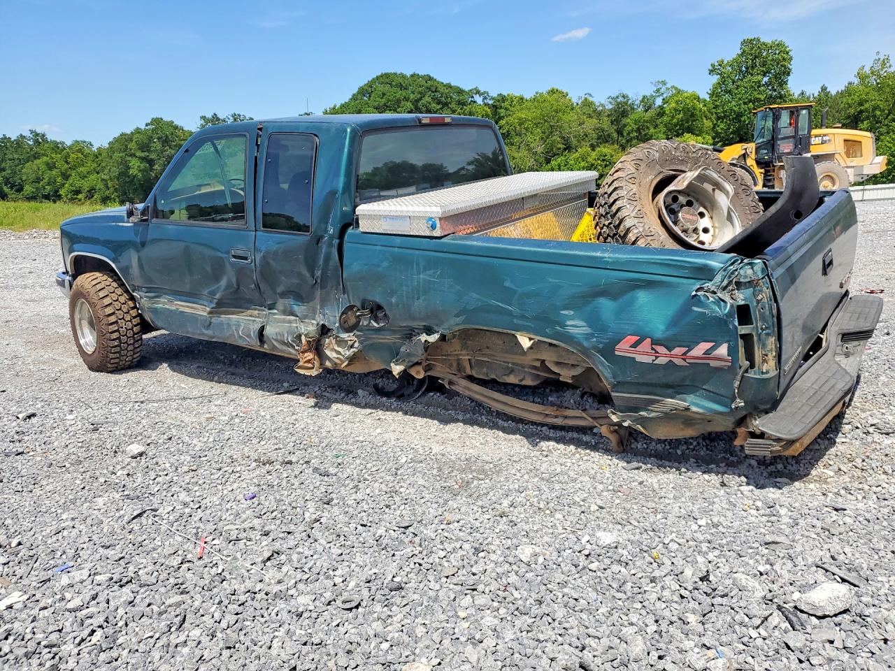 1995 Gmc Sierra K1500 Green vin: 2GTEK19K7S1546361