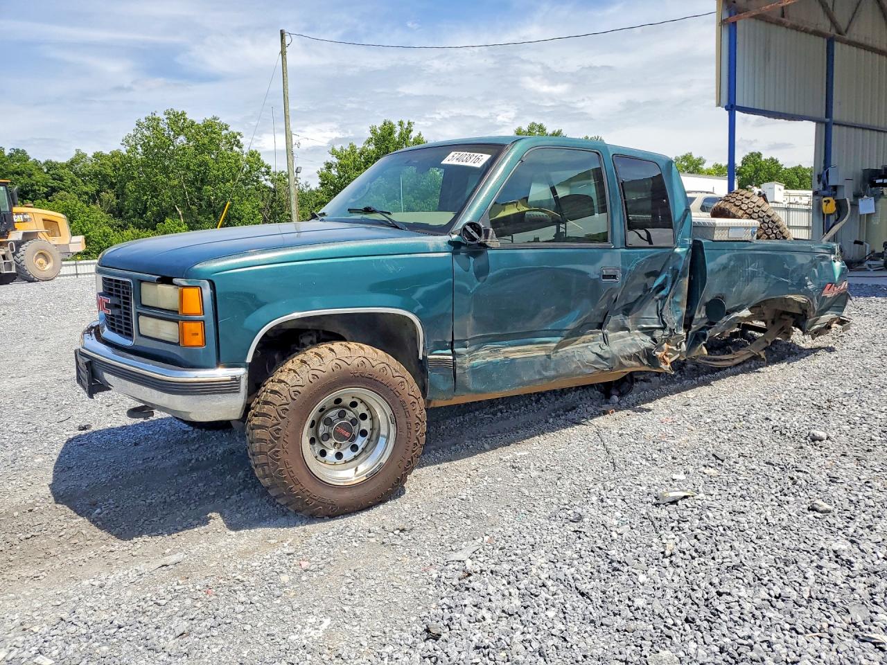 1995 Gmc Sierra K1500 Green vin: 2GTEK19K7S1546361