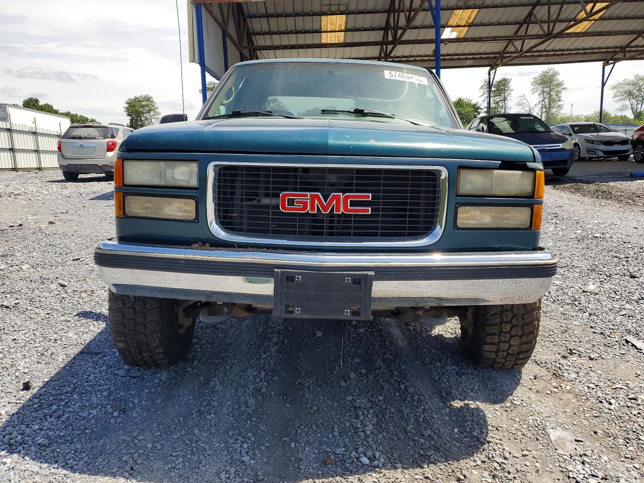 1995 Gmc Sierra K1500 Green vin: 2GTEK19K7S1546361