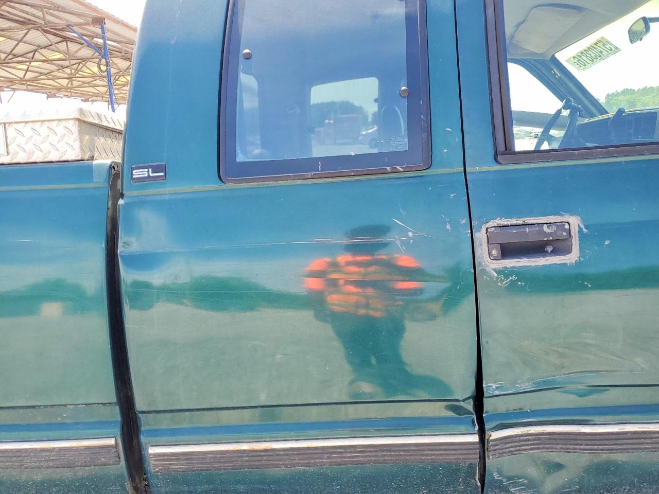 1995 Gmc Sierra K1500 Green vin: 2GTEK19K7S1546361