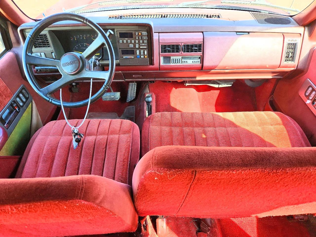 1991 Gmc Sierra K1500 Red vin: 2GTEK19K8M1535209