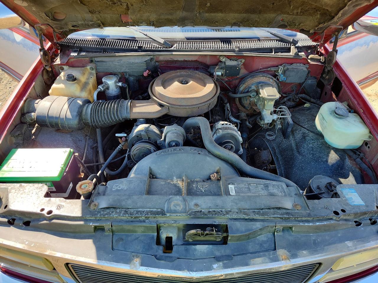 1991 Gmc Sierra K1500 Red vin: 2GTEK19K8M1535209
