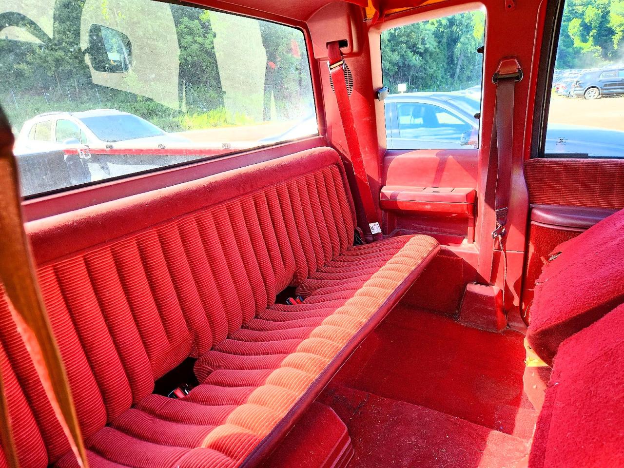 1991 Gmc Sierra K1500 Red vin: 2GTEK19K8M1535209