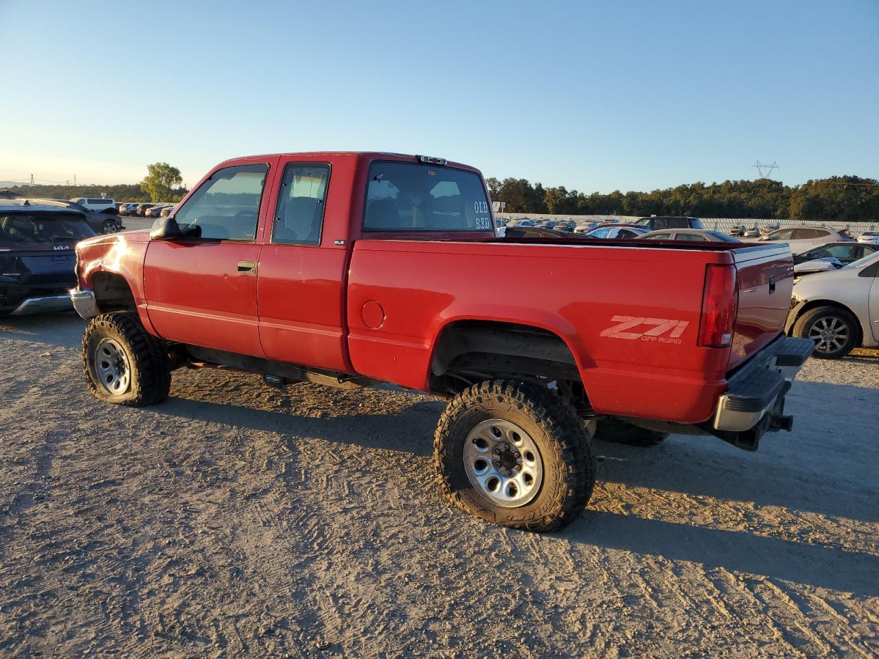 1994 Gmc Sierra K1500 Красный vin: 2GTEK19K8R1568444