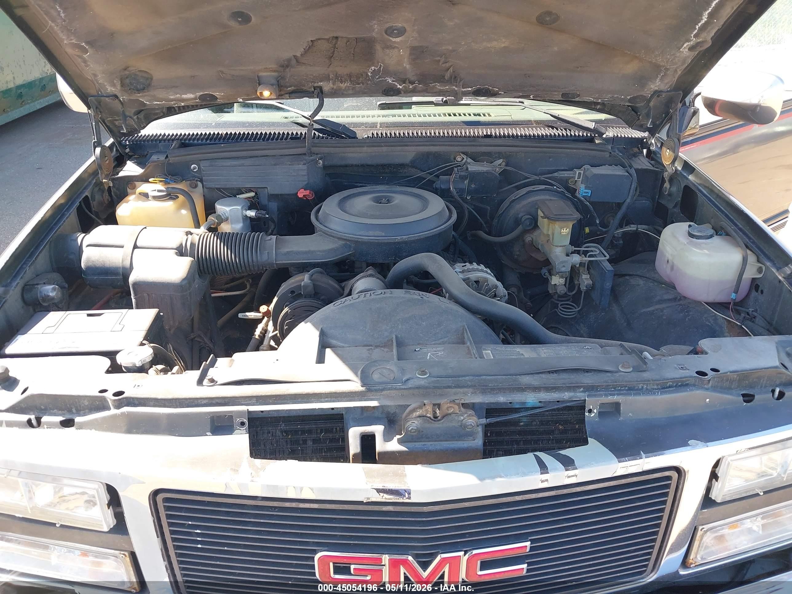 1992 Gmc Sierra K1500 Black vin: 2GTEK19K9N1533194