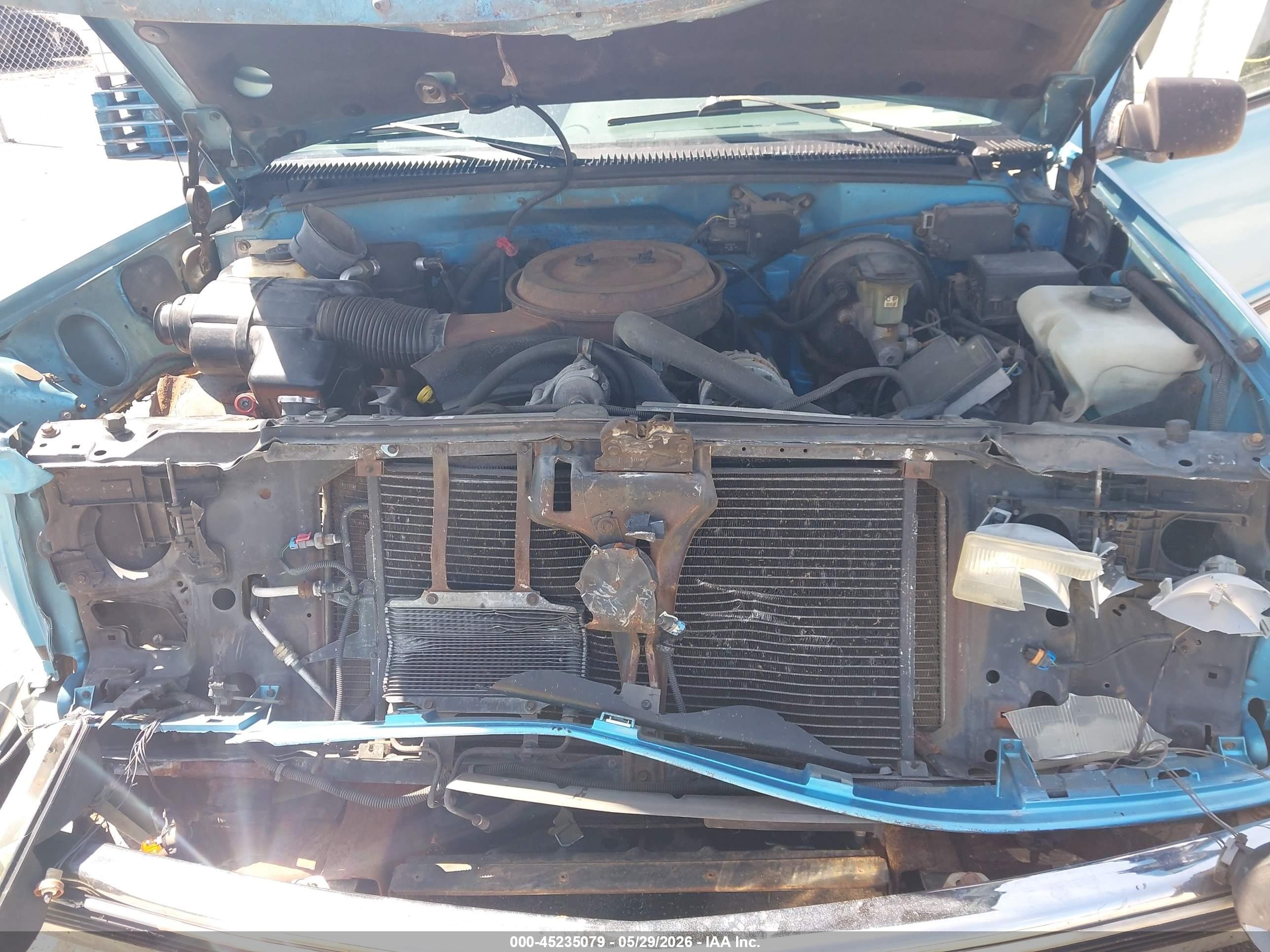 1995 Gmc Sierra K1500 Blue vin: 2GTEK19K9S1551593